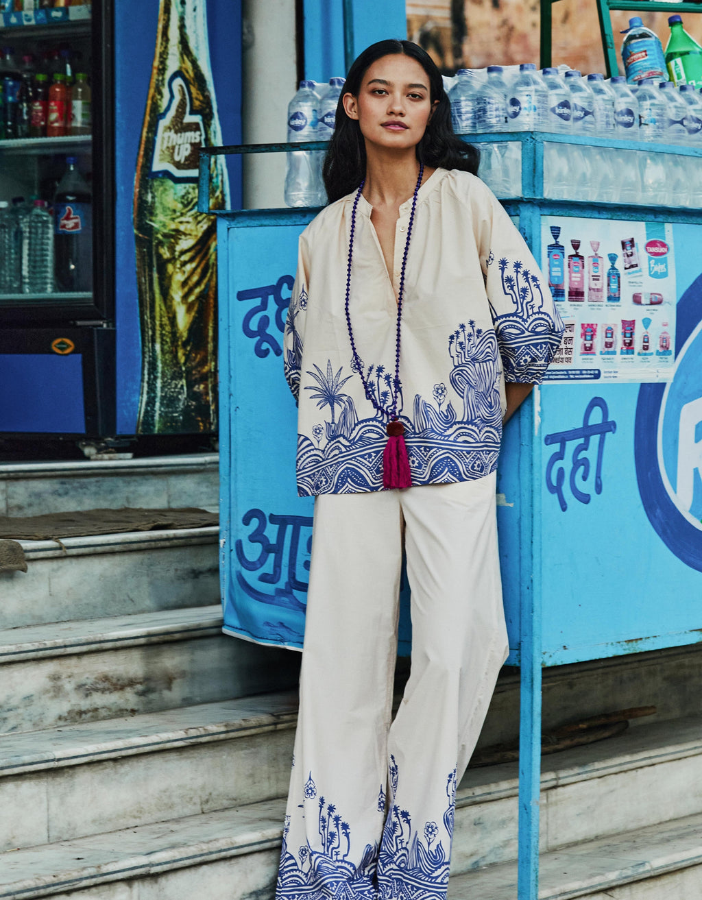 Baniya Bluse turtle dove Bild 4