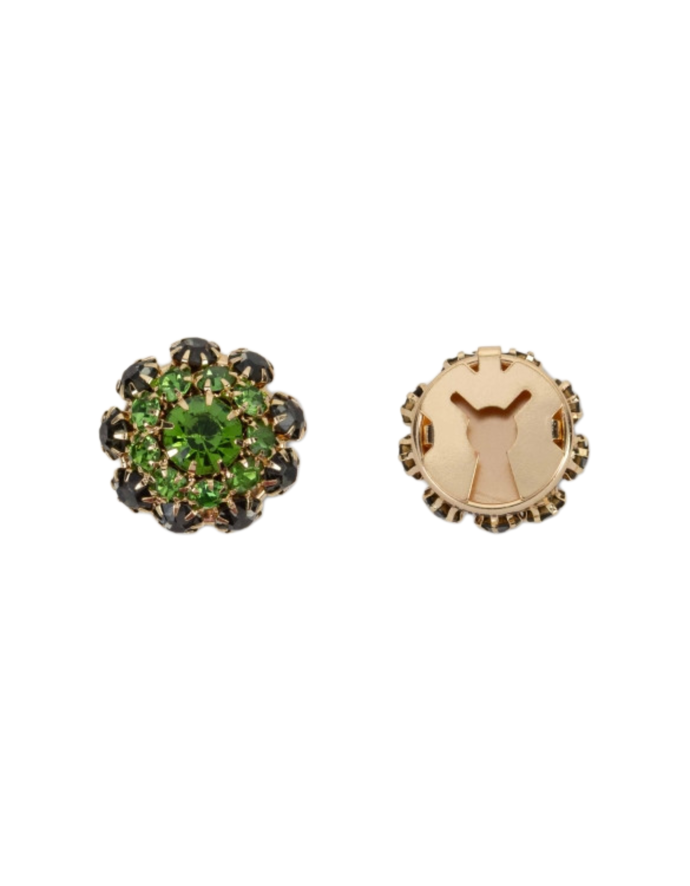 Beau Button Cover 729 Lime Green Bild 1
