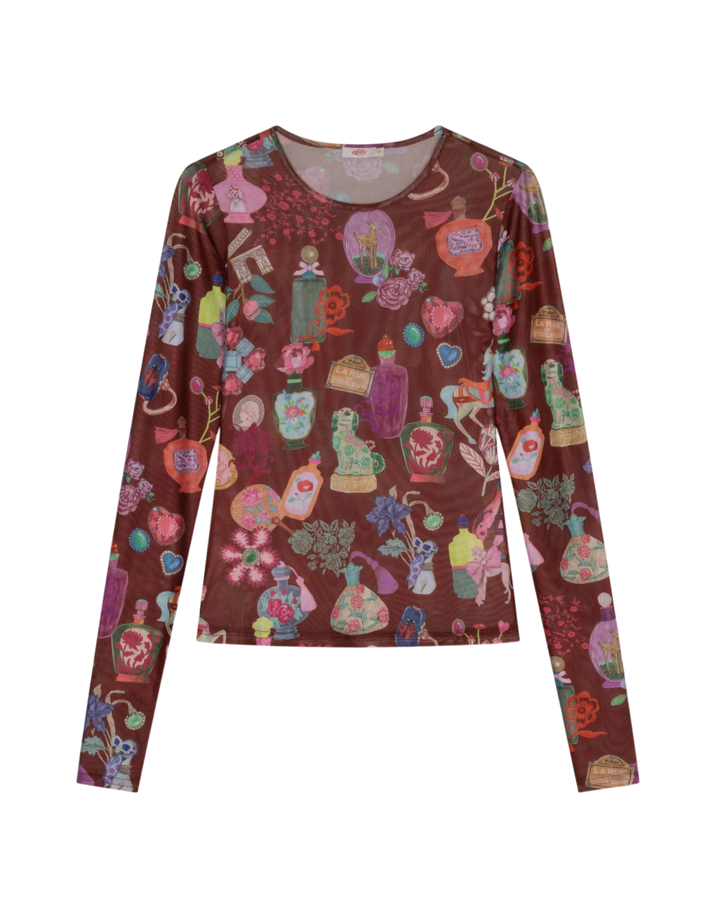 Tommorrow Langarmshirt 815 HOT CHOCOLATE Bild 1