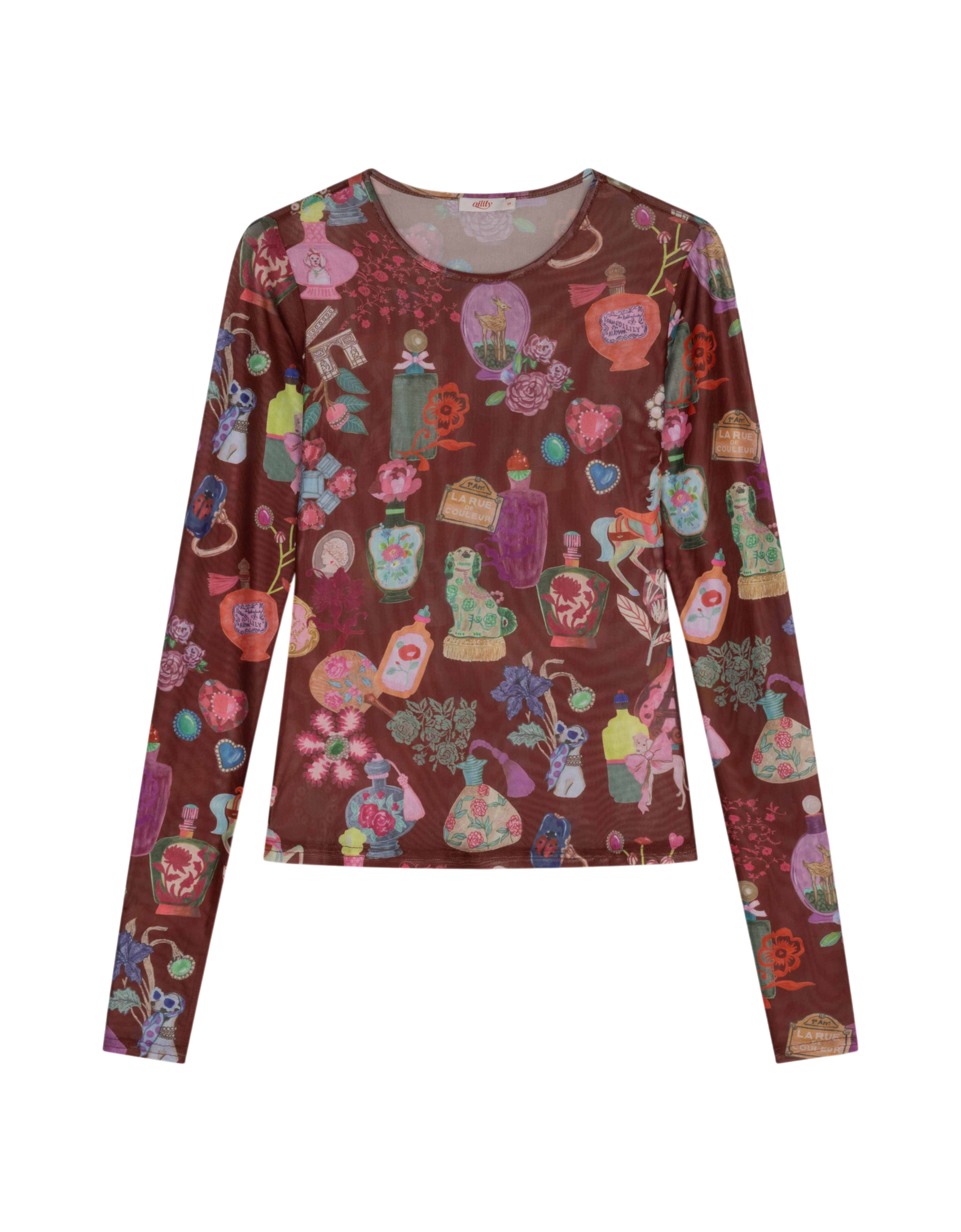 Tommorrow Langarmshirt 815 HOT CHOCOLATE Bild 1
