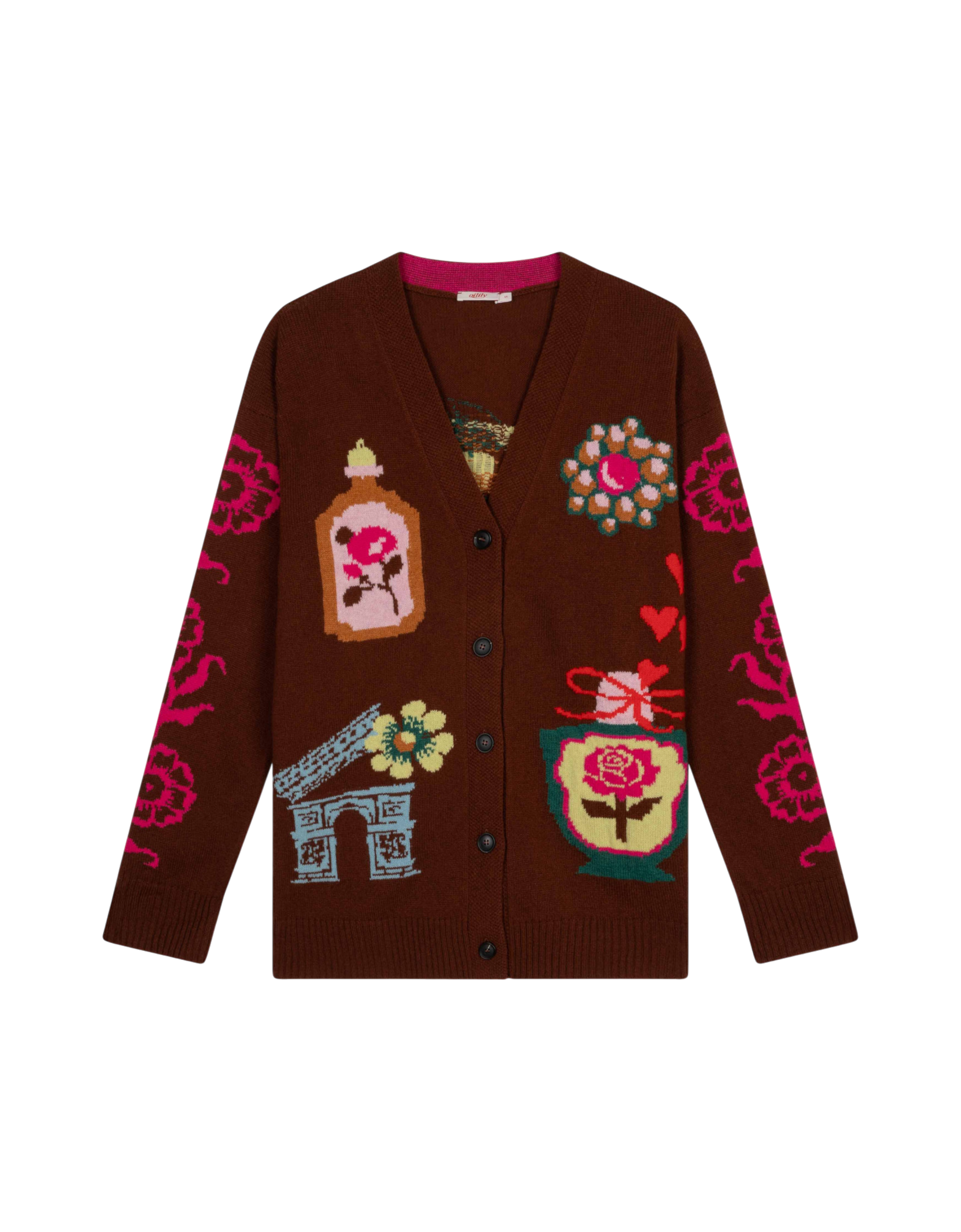 Vyrel Cardigan 815 HOT CHOCOLATE Bild 1