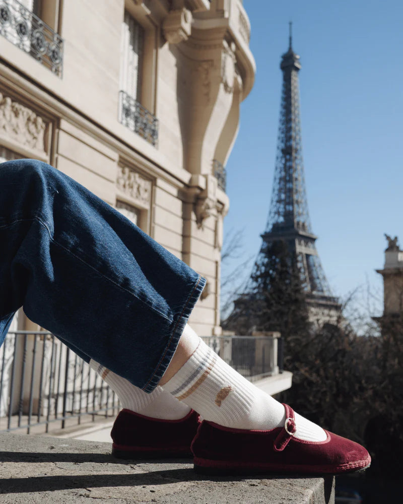 Paris Socken Croissant Bild 2