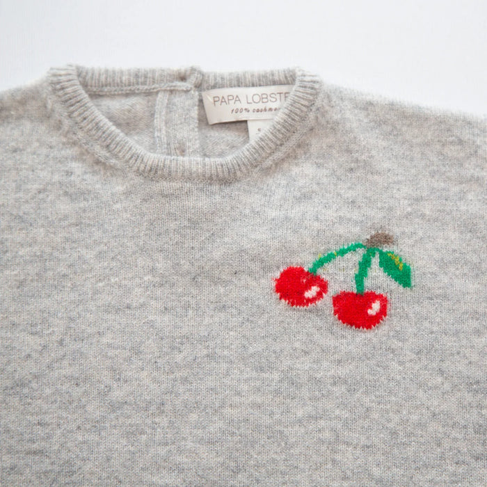 Cherry Pullover hellgrau mélange+meh Bild 3