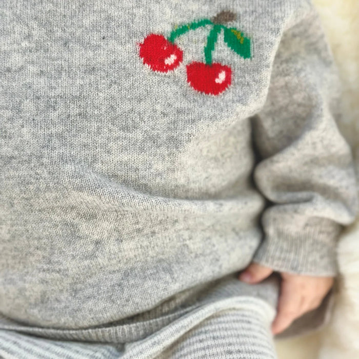 Cherry Pullover hellgrau mélange+meh Bild 5