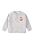 Croissant Pullover grau Bild 1