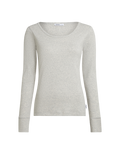 Basic Longsleeve grau melange 83M Bild 1