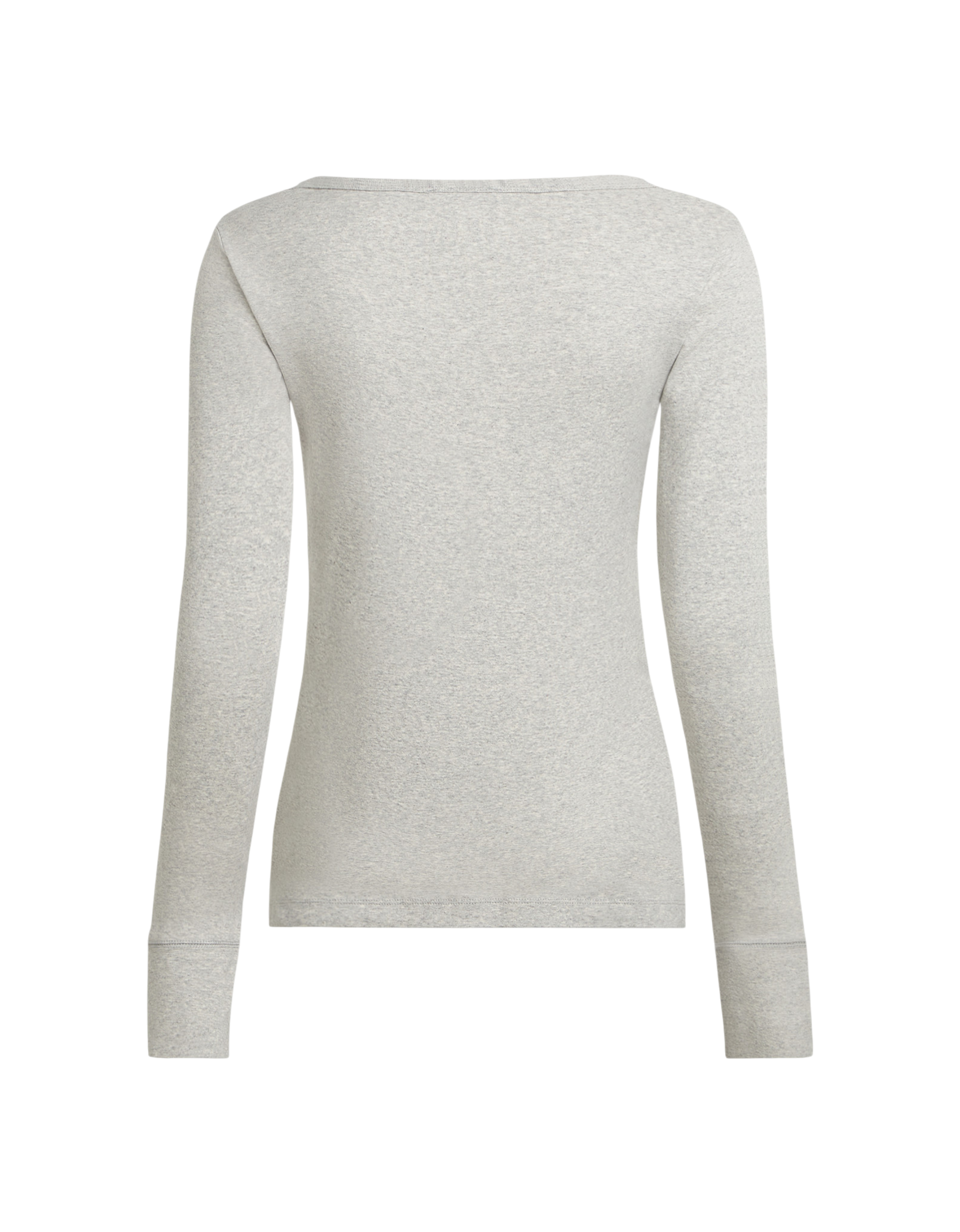 Basic Longsleeve grau melange 83M Bild 2