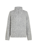 Jumper Strickpullover grau melange 83M Bild 1