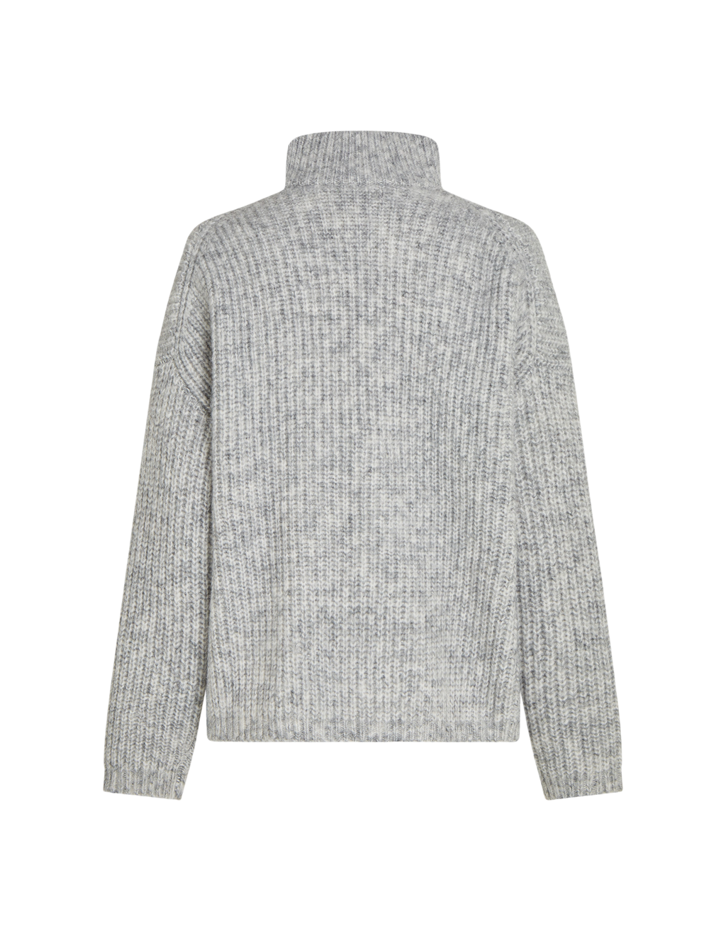 Jumper Strickpullover grau melange 83M Bild 2