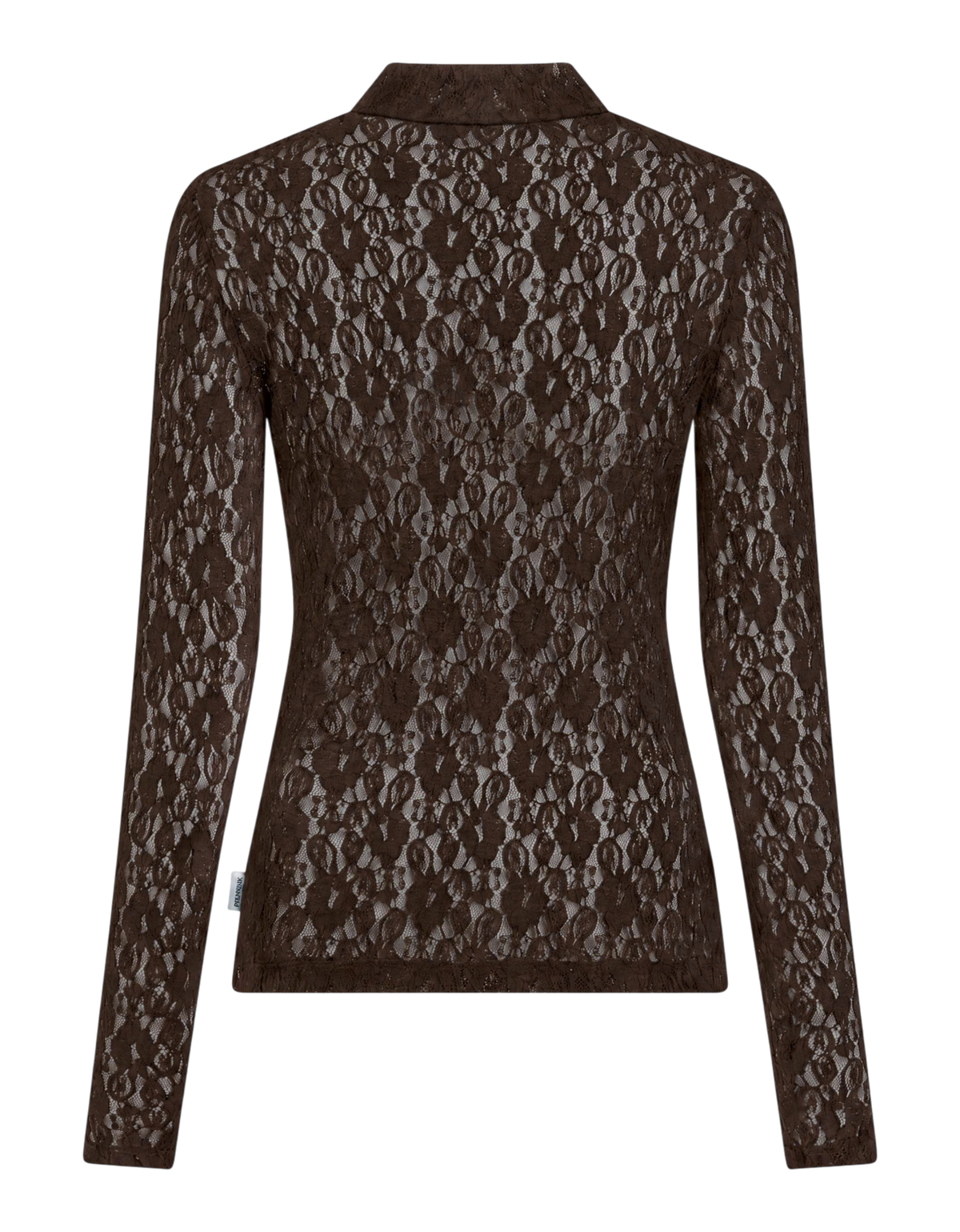 Langarmshirt aus Spitze 655 tabak Bild 2