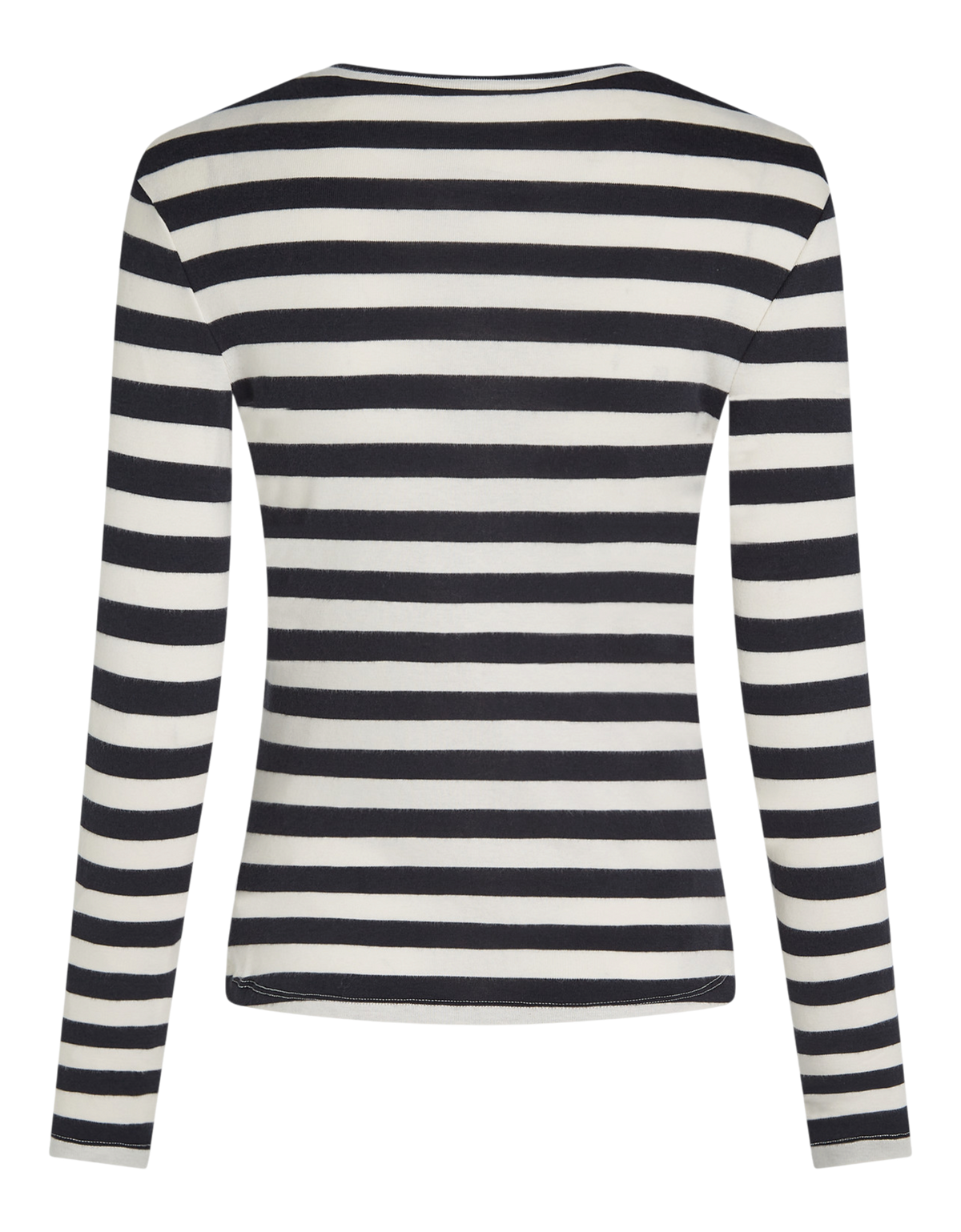 Langarmshirt black white Bild 2