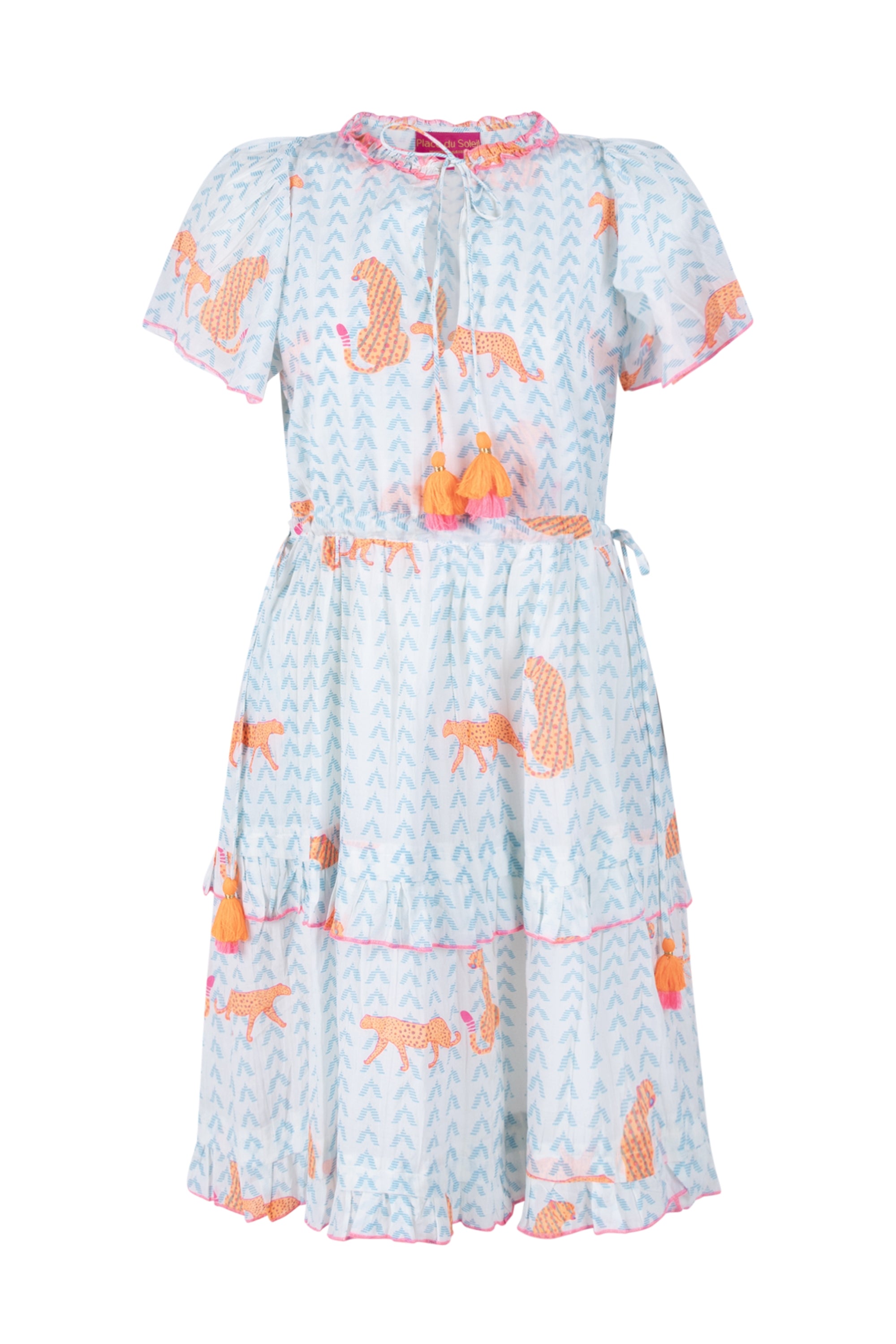 Orange Tiger Dress tiger Bild 1