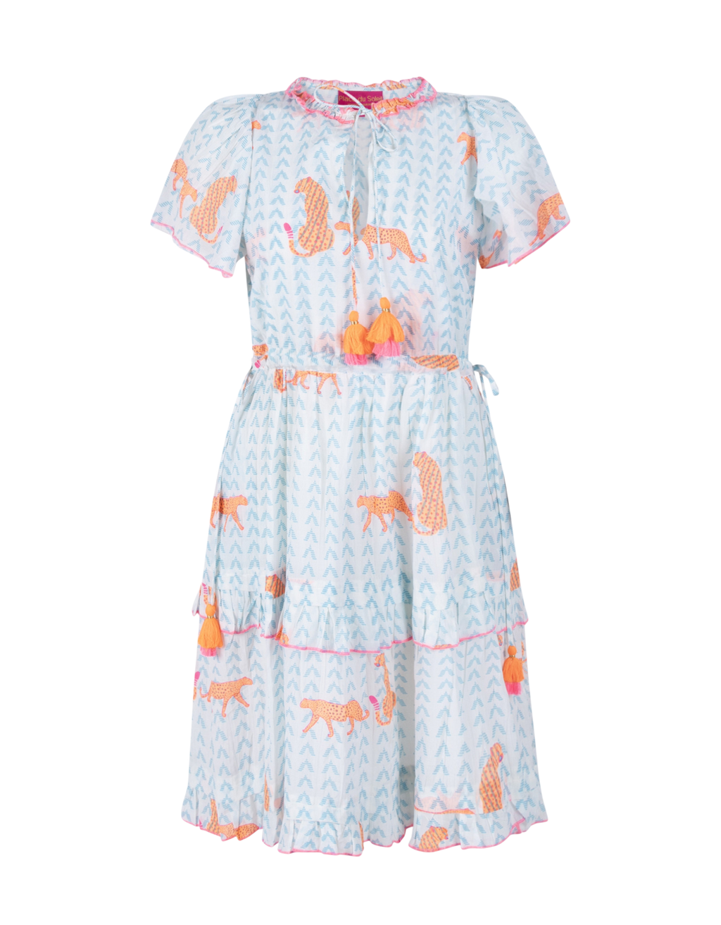 Orange Tiger Dress tiger Bild 1