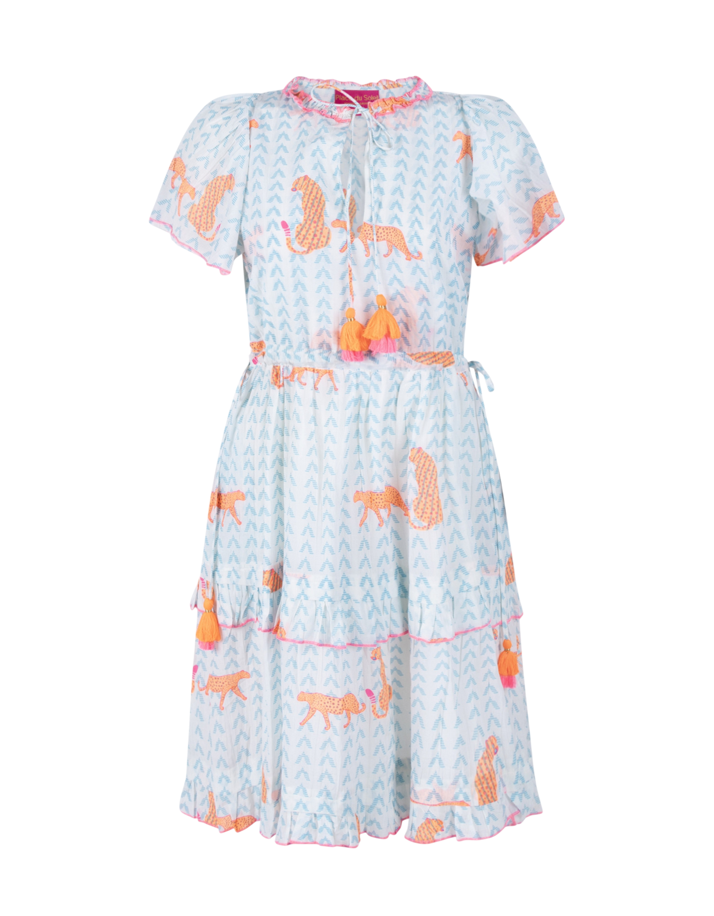 Orange Tiger Dress tiger Bild 1