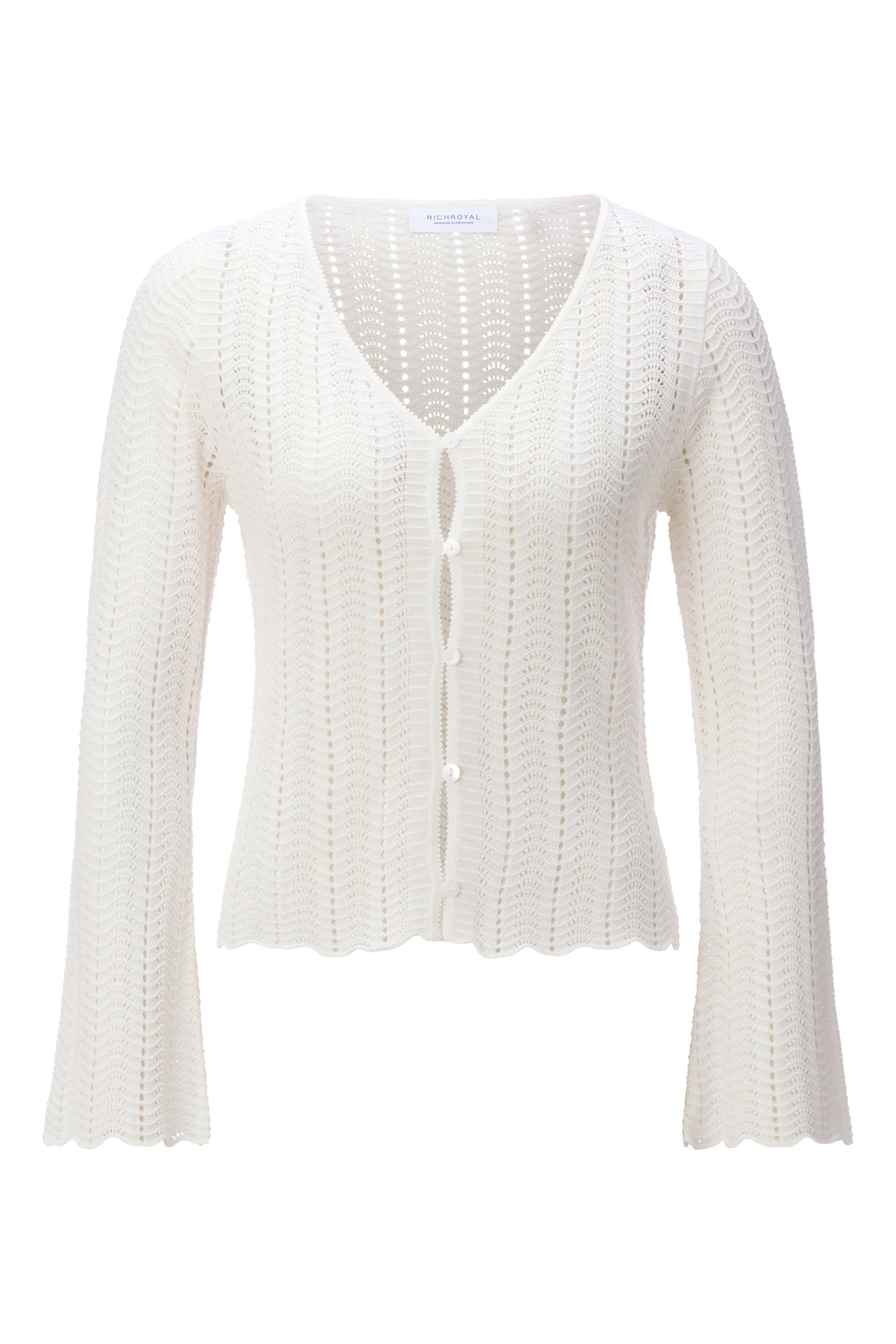 Ajour Strickjacke 113 Bild 1