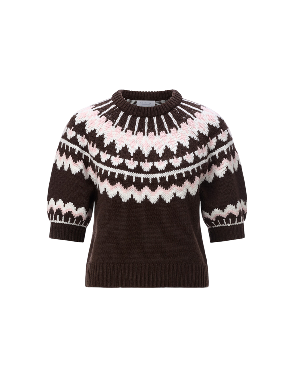 Jacquardmuster Wollpullover 298 Bild 1
