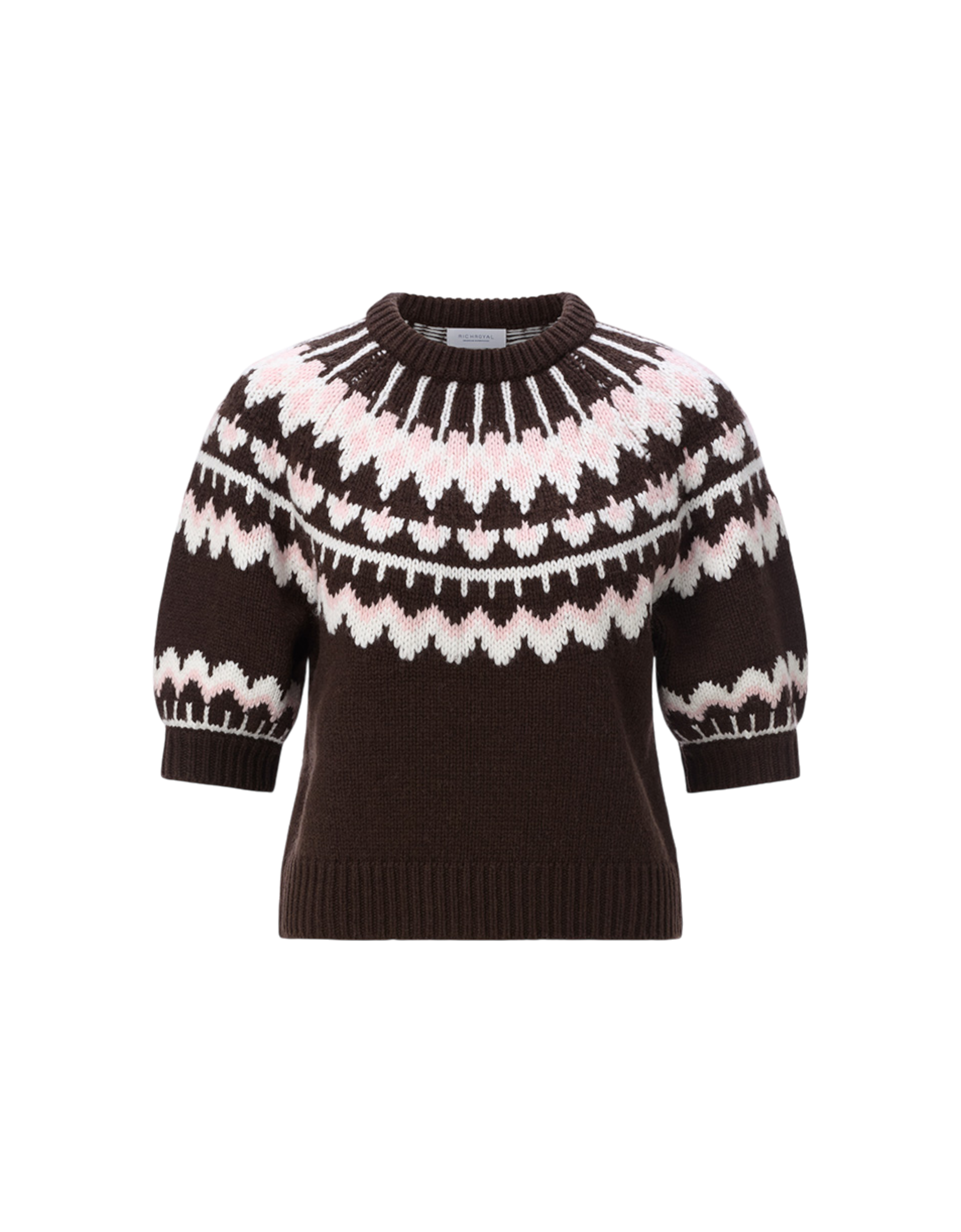 Jacquardmuster Wollpullover 298 Bild 1