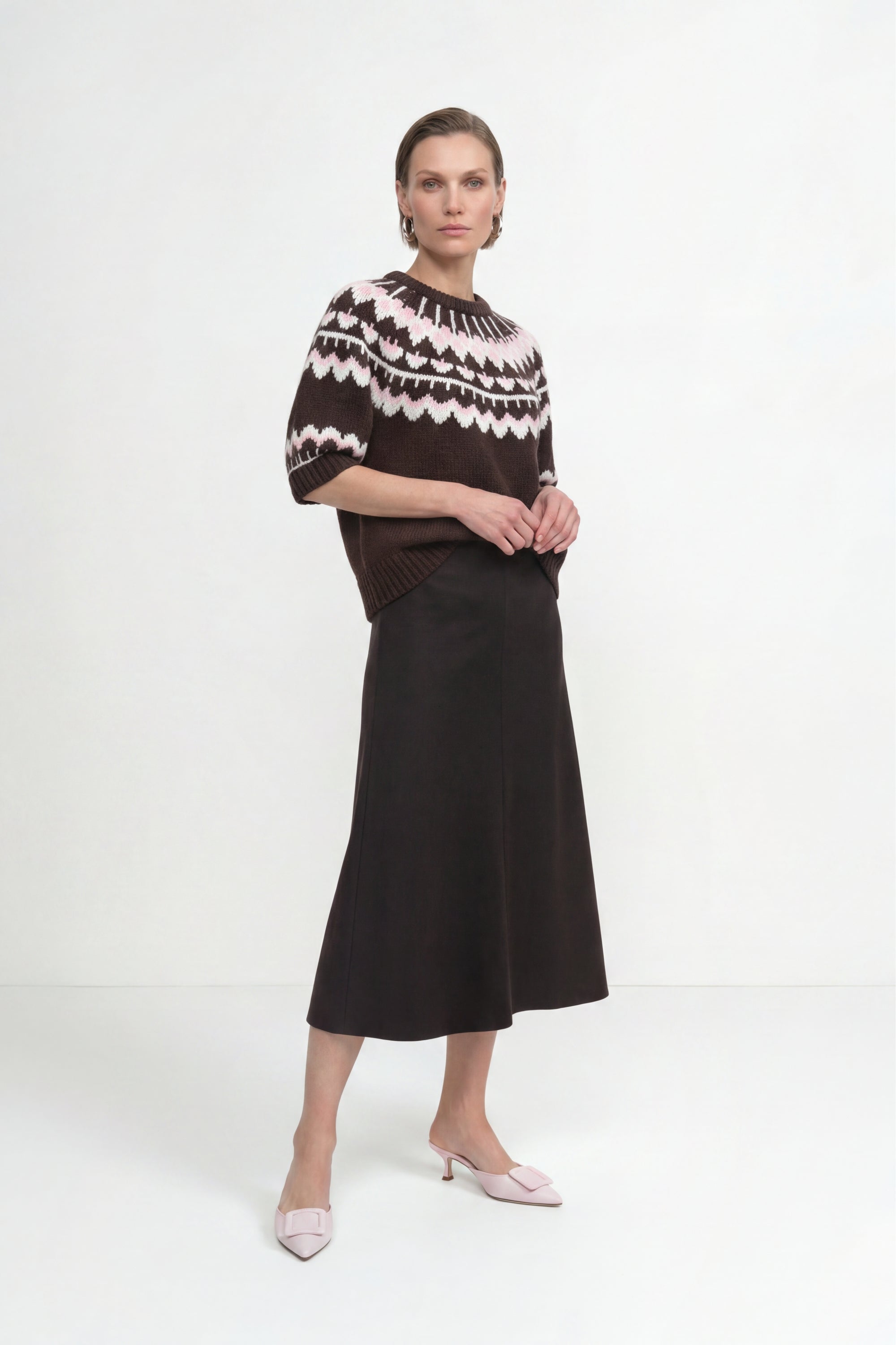 Jacquardmuster Wollpullover 298 Bild 4