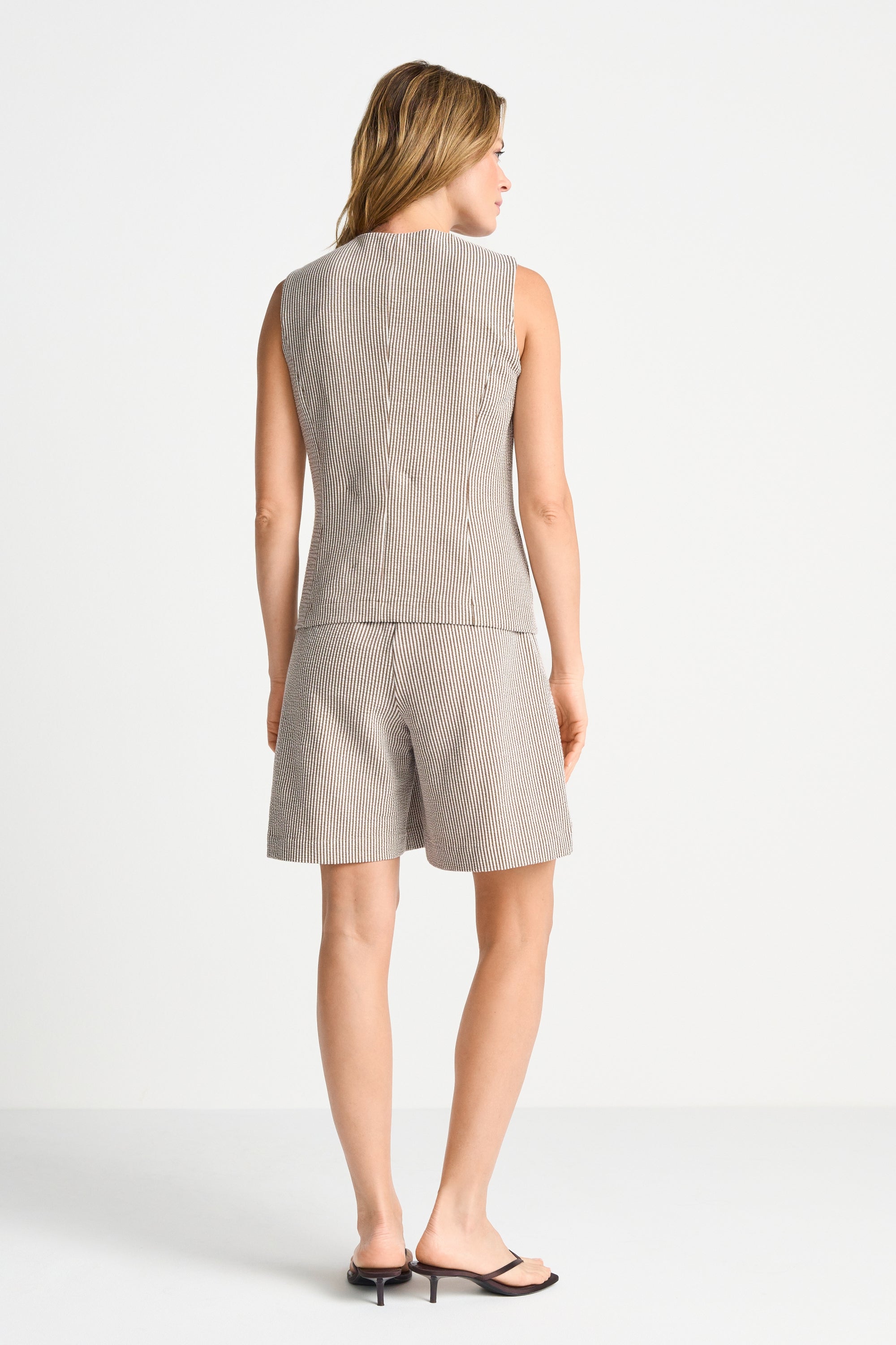 Ärmellose Nadelstreifenweste 281 Bild 4