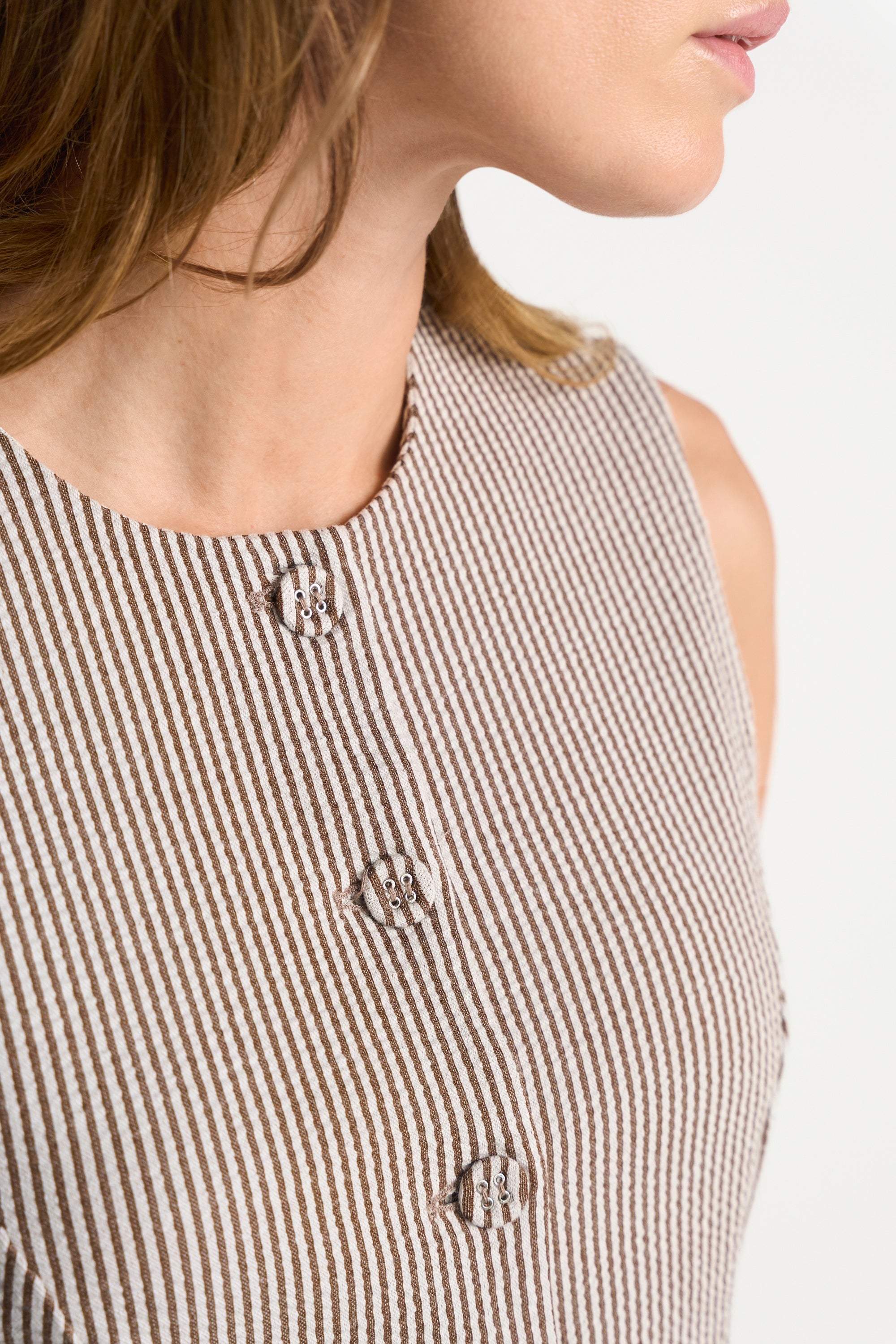 Ärmellose Nadelstreifenweste 281 Bild 5