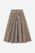 Striped Midi Rock coconut bark Bild 1