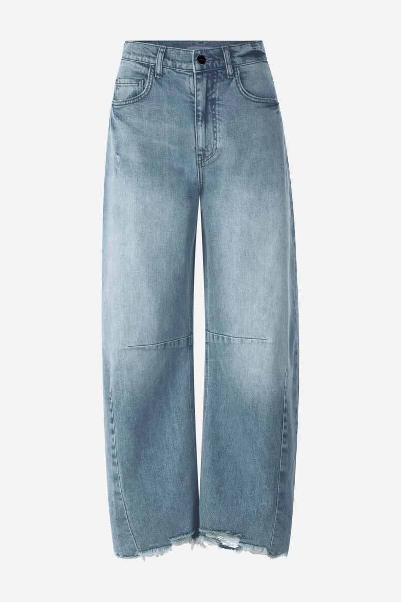 Used-Jeans denim blue Bild 1