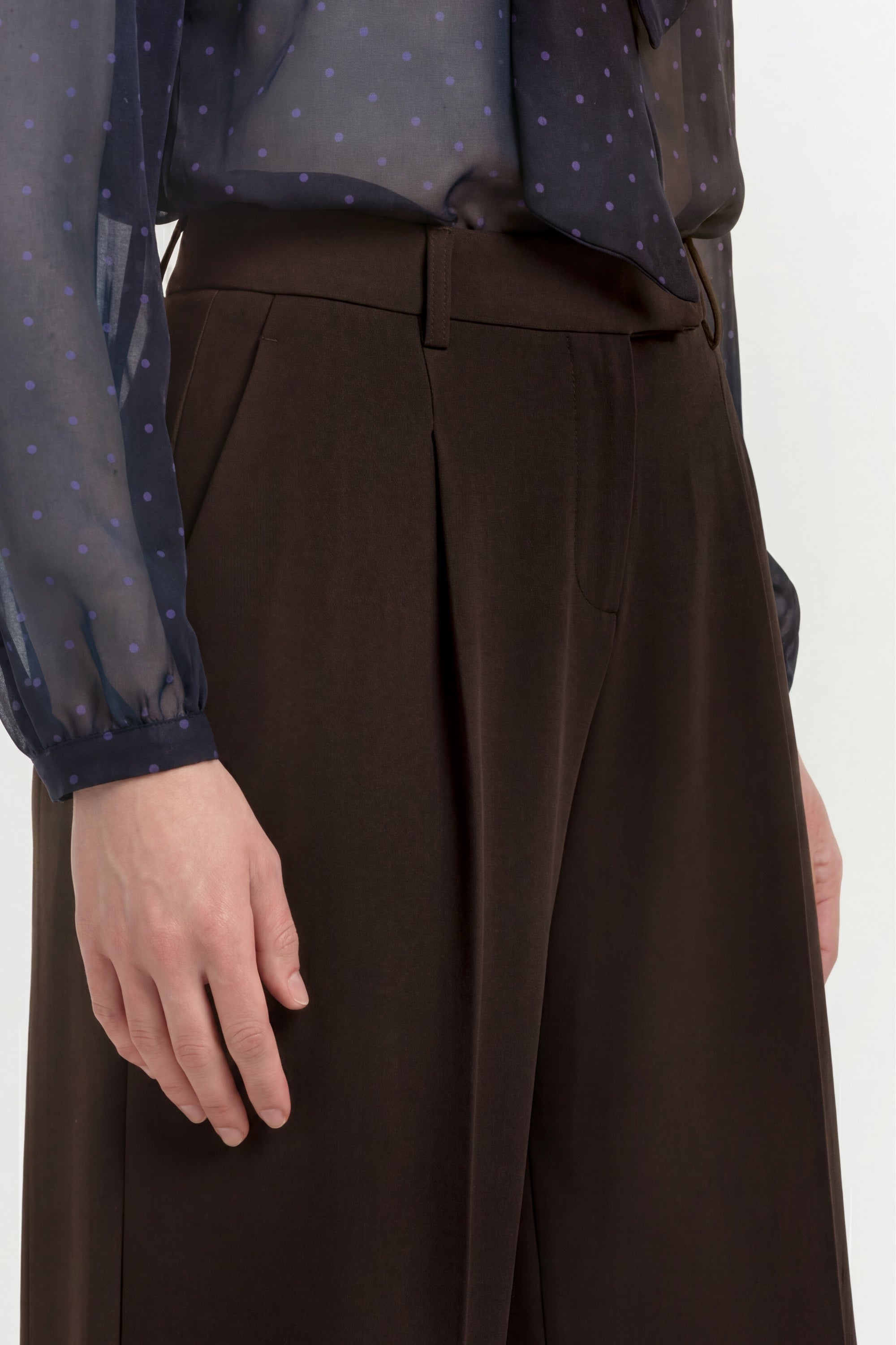 Wide-Leg Bundfaltenhose 298 Bild 4