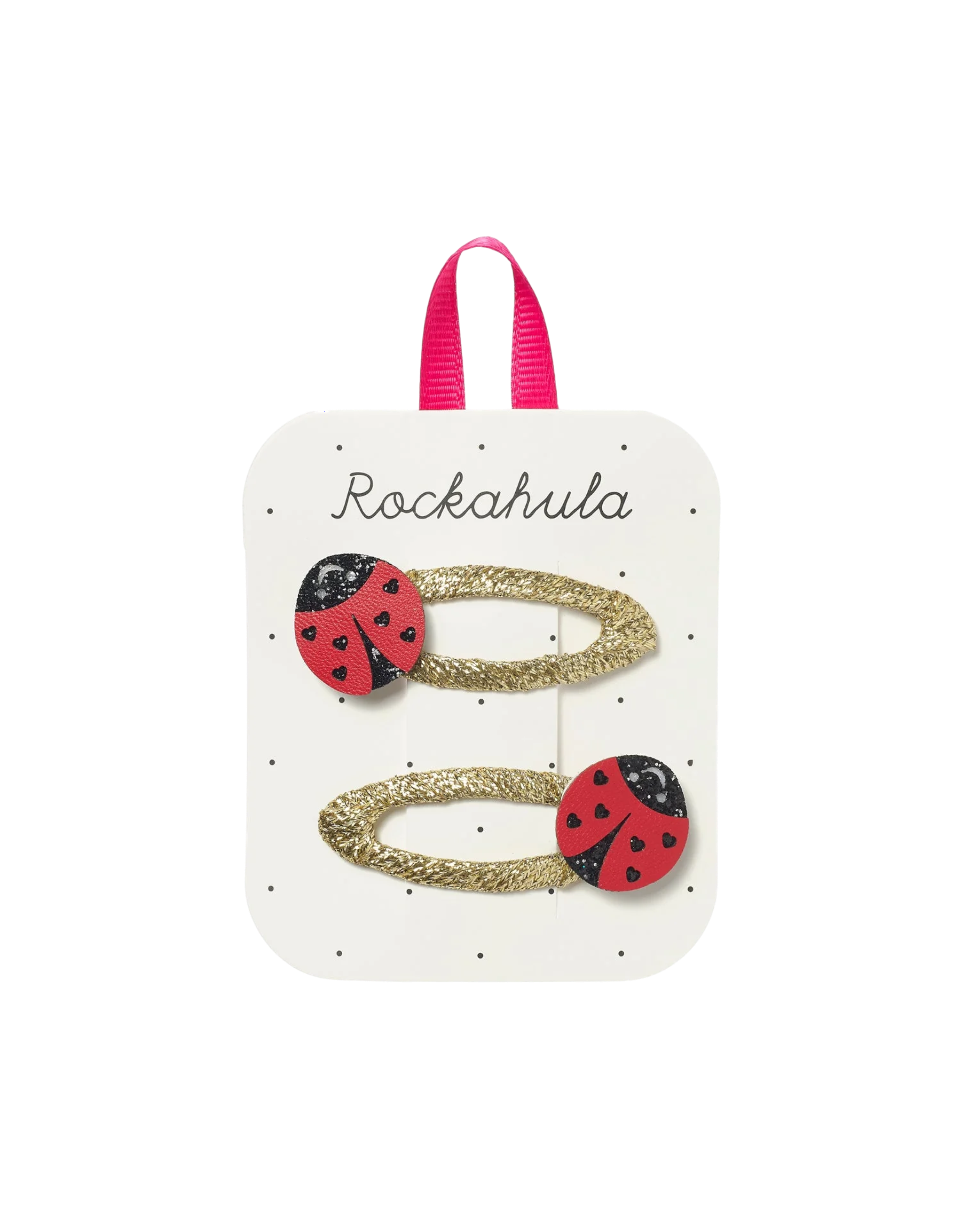 Marienkäfer Haarspangen Ladybird Clips Bild 1