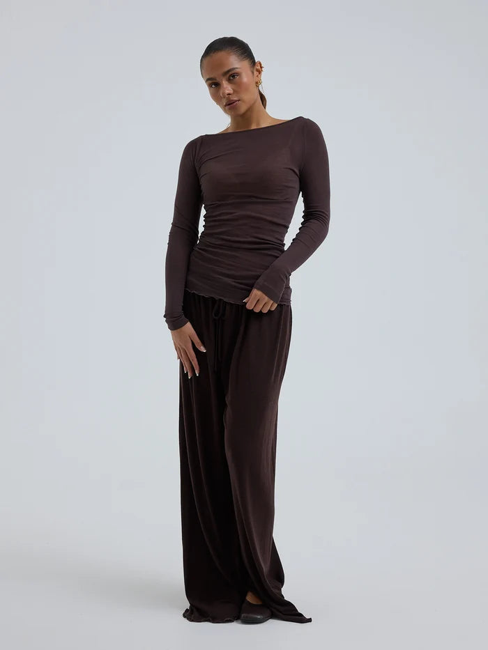 Cotton Boat Neck Java Bild 2