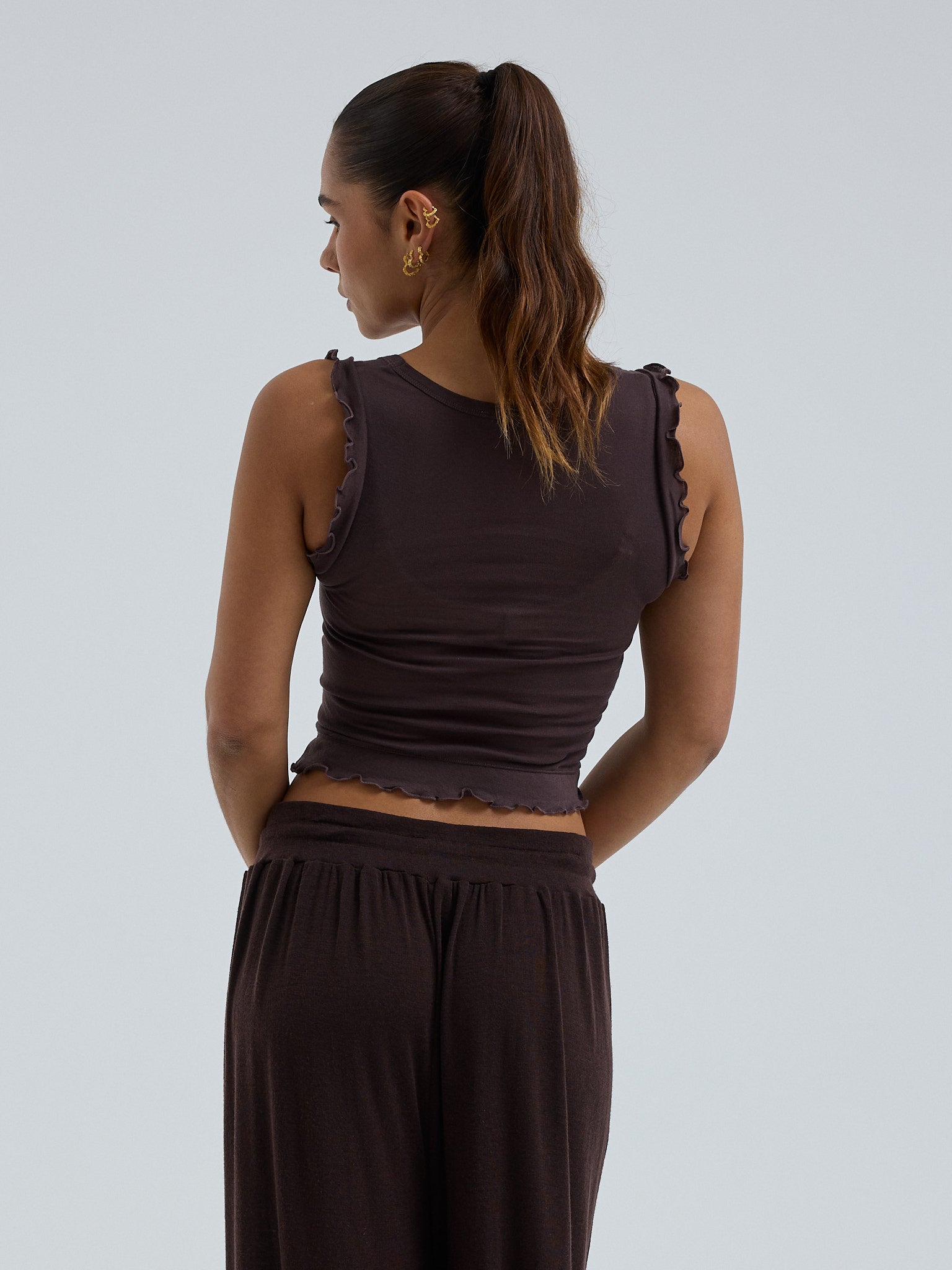 Cotton Crop Top Java Bild 2