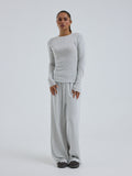 Jacquard Fiore grey melange Bild 1