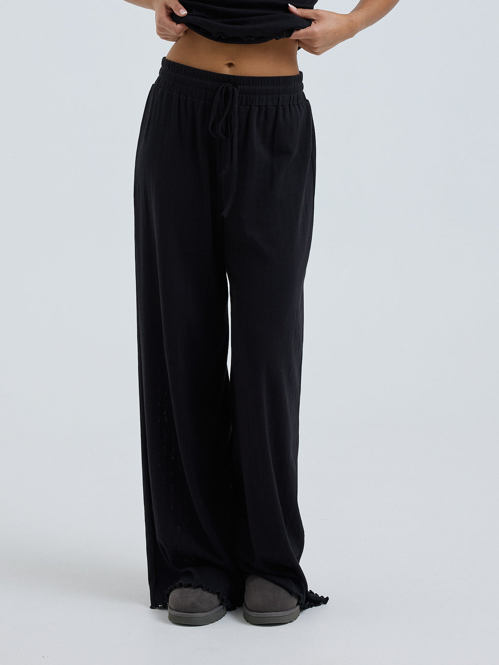 Jacquard Hose Black Bild 2