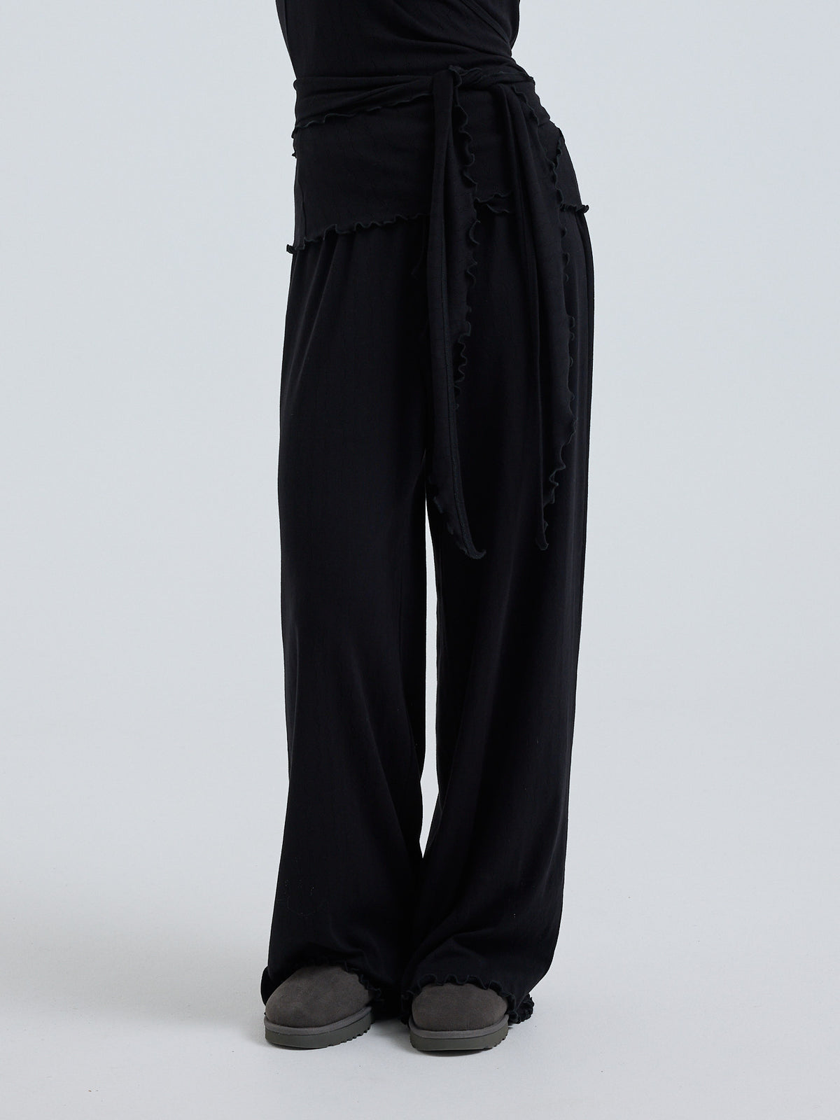 Jacquard Hose Black Bild 3