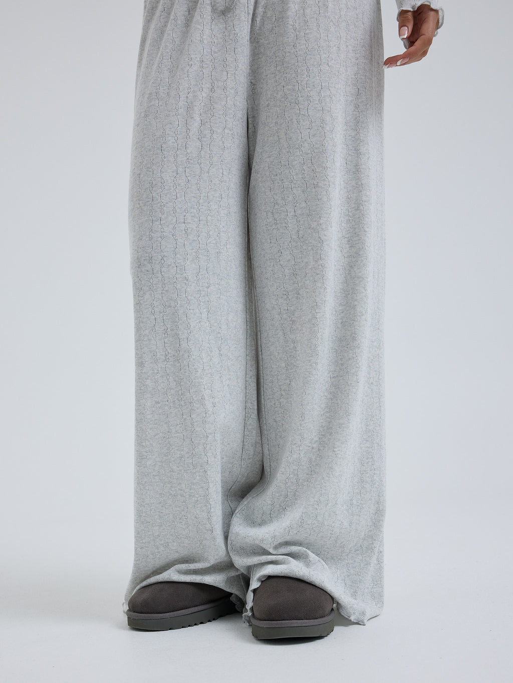 Jacquard Hose GREY MELANGE Bild 2