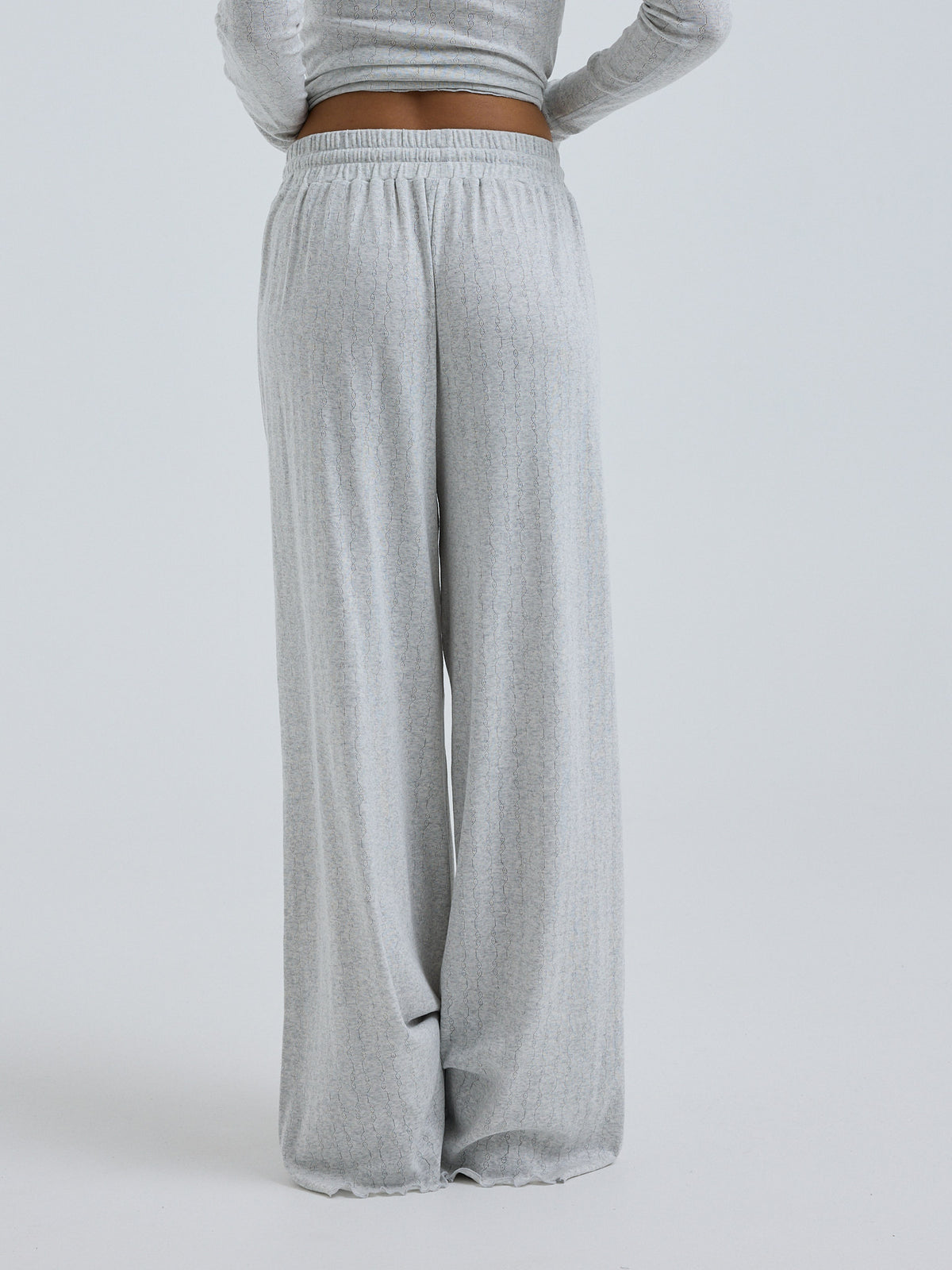 Jacquard Hose GREY MELANGE Bild 3