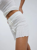 Jacquard Shorts Off-White Bild 1
