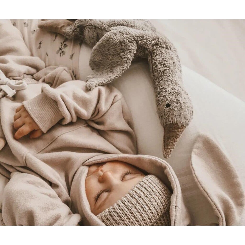 Kuscheltier Gans klein grau Bild 2