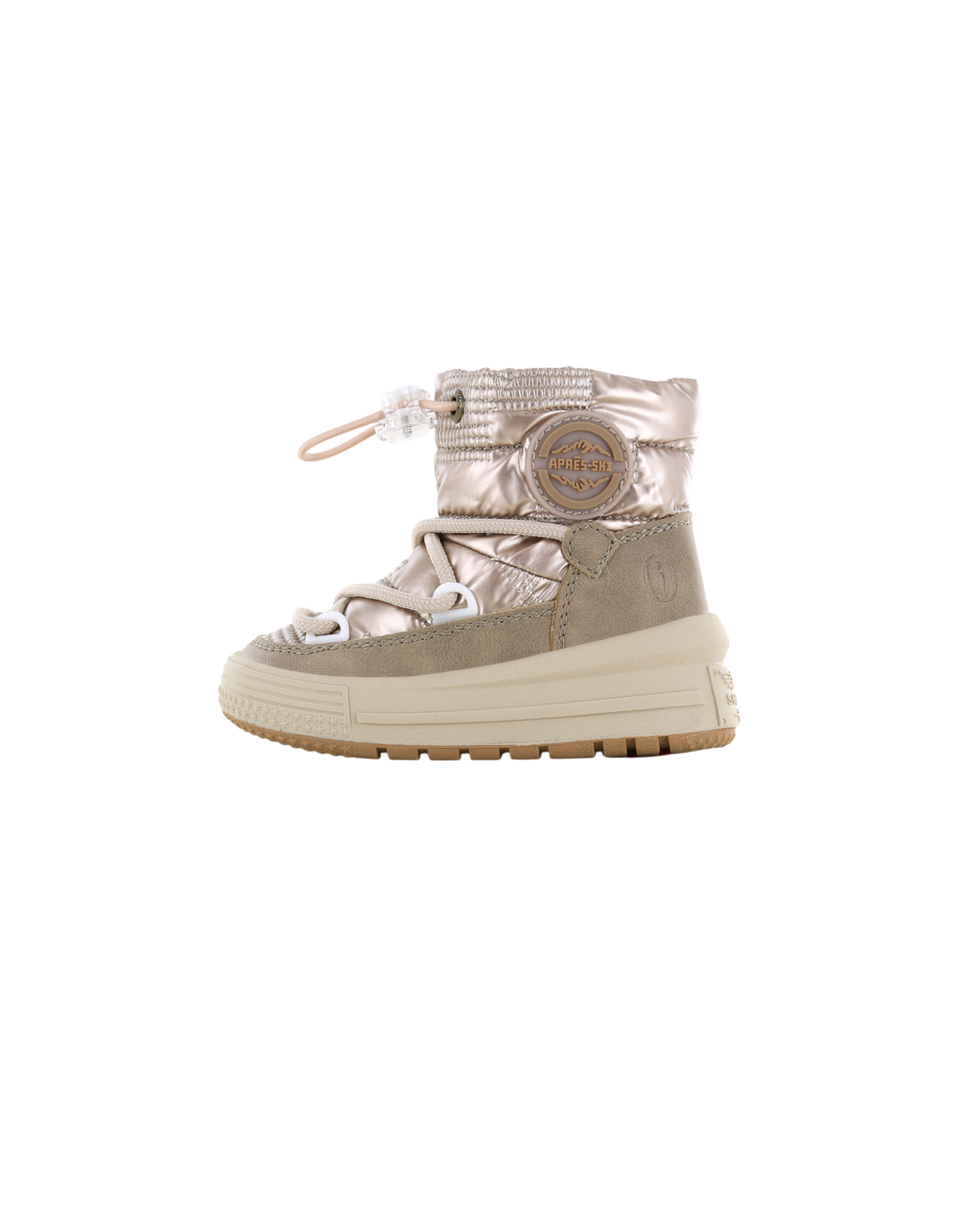 Chunky Baby Stiefel champagner Bild 1