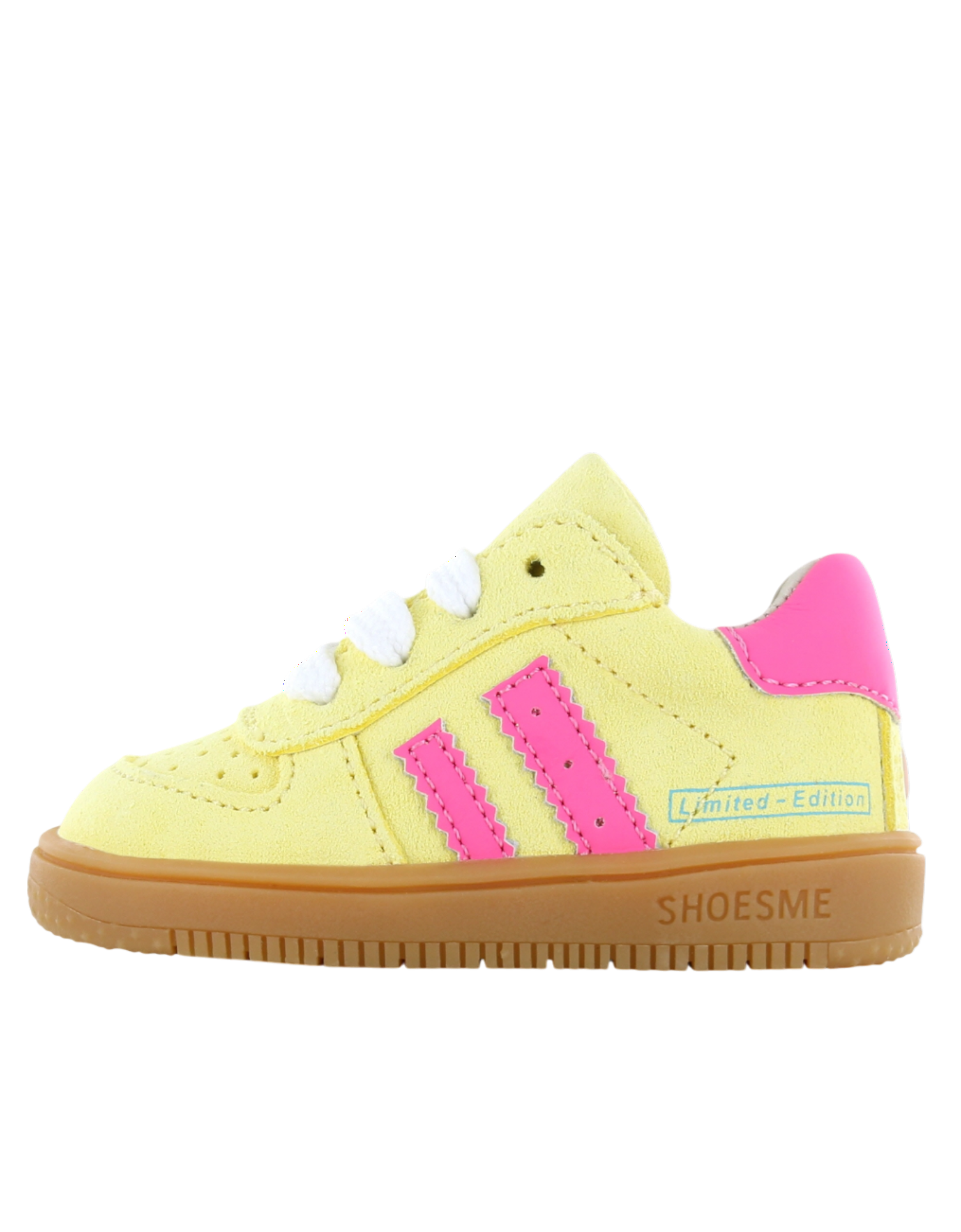 Gelber Sneaker Pink Bild 1