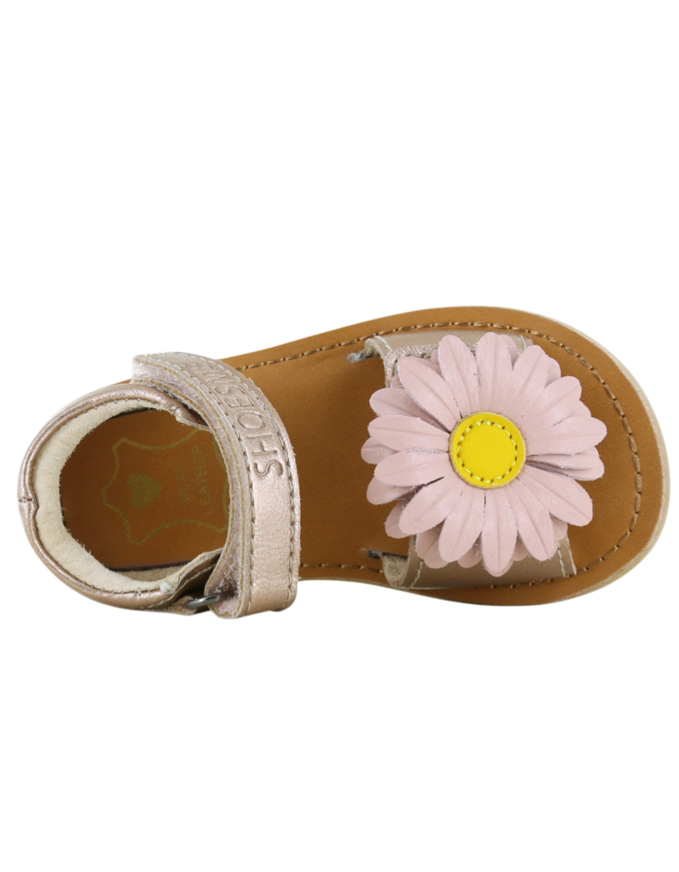 Rosa  Blumen Sandale rosegold Bild 3