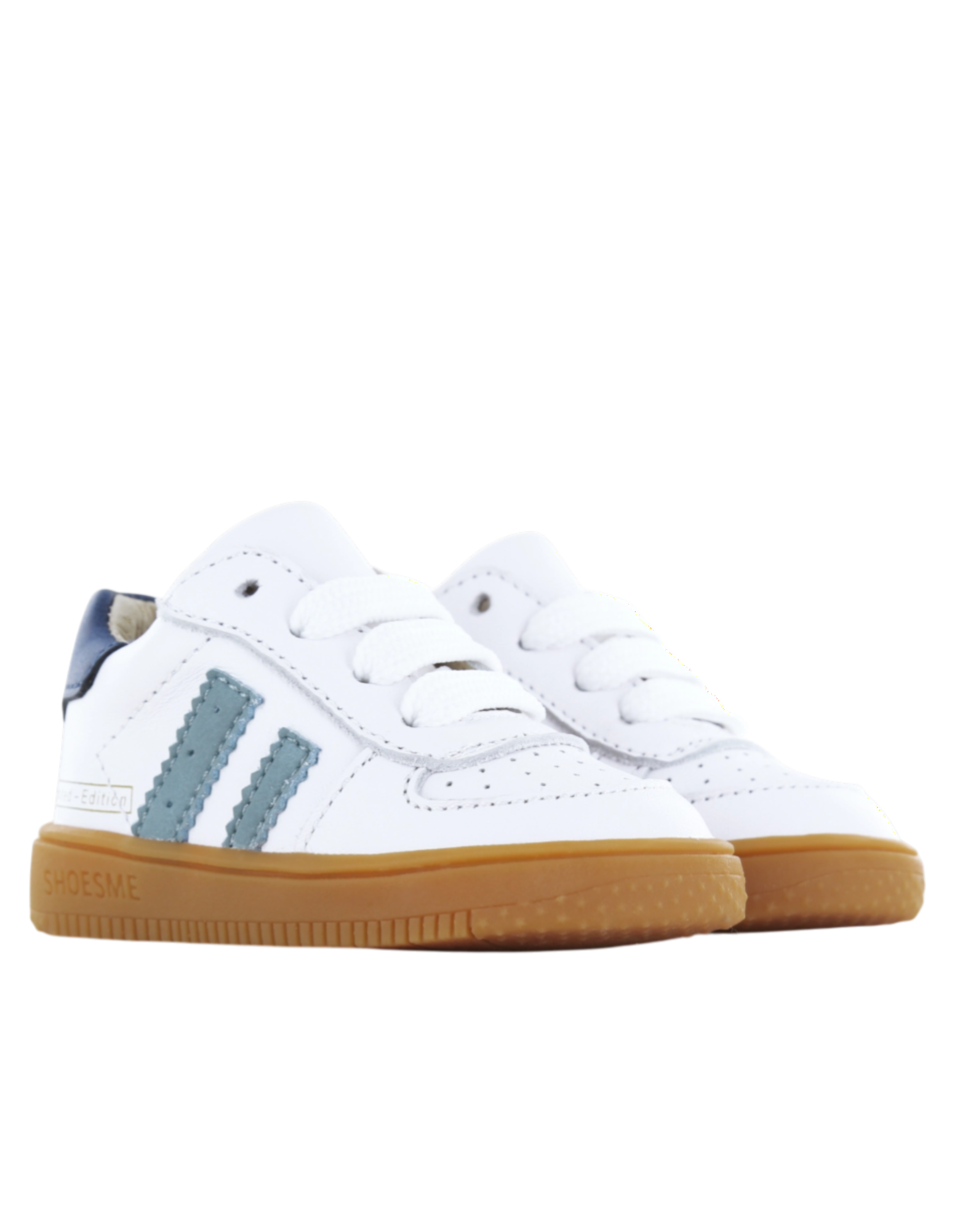 Weiß-Blauer Sneaker Blue Bild 3