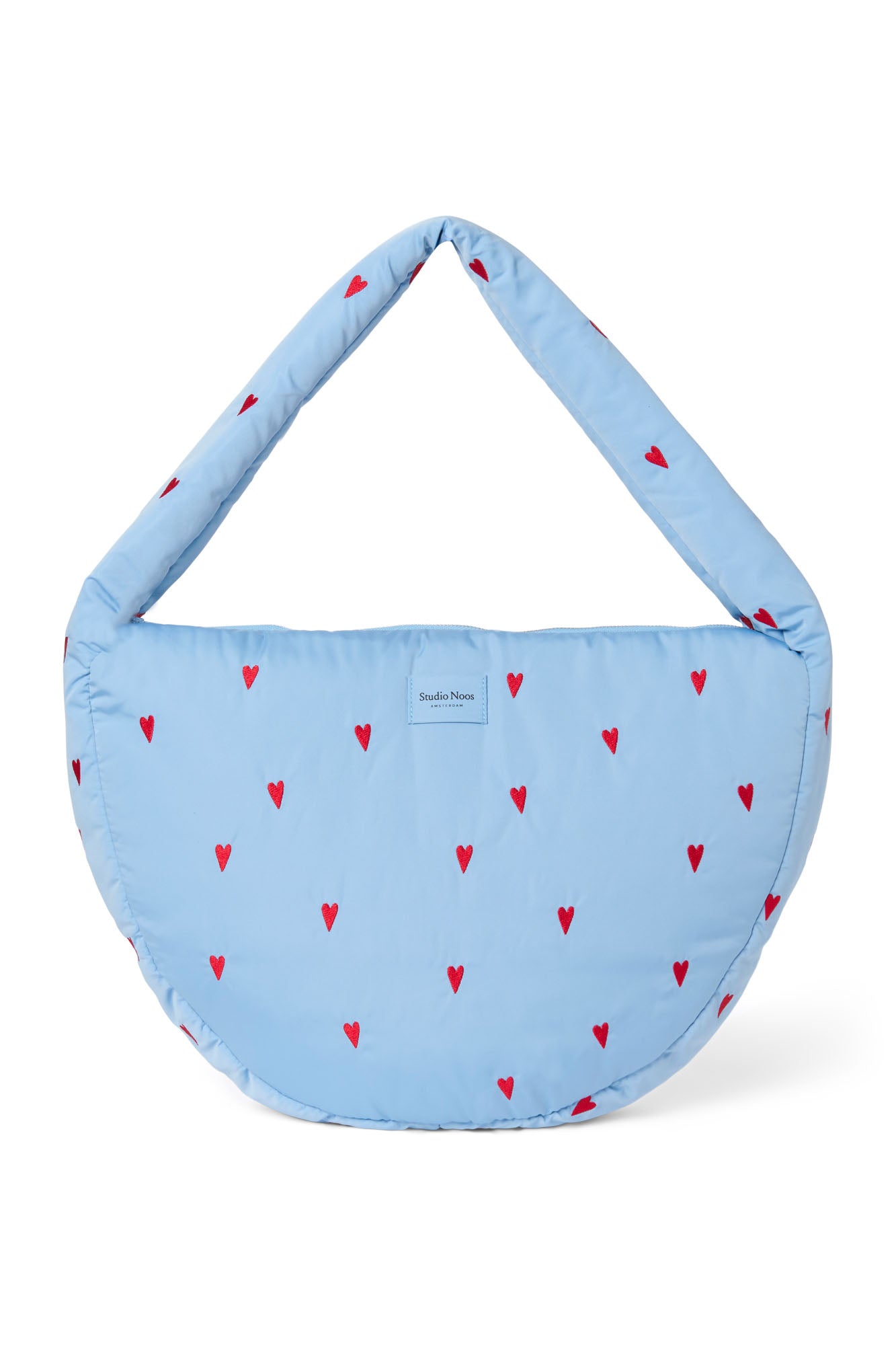 Puffy Cross Body Hellblau Hearts Bild 1