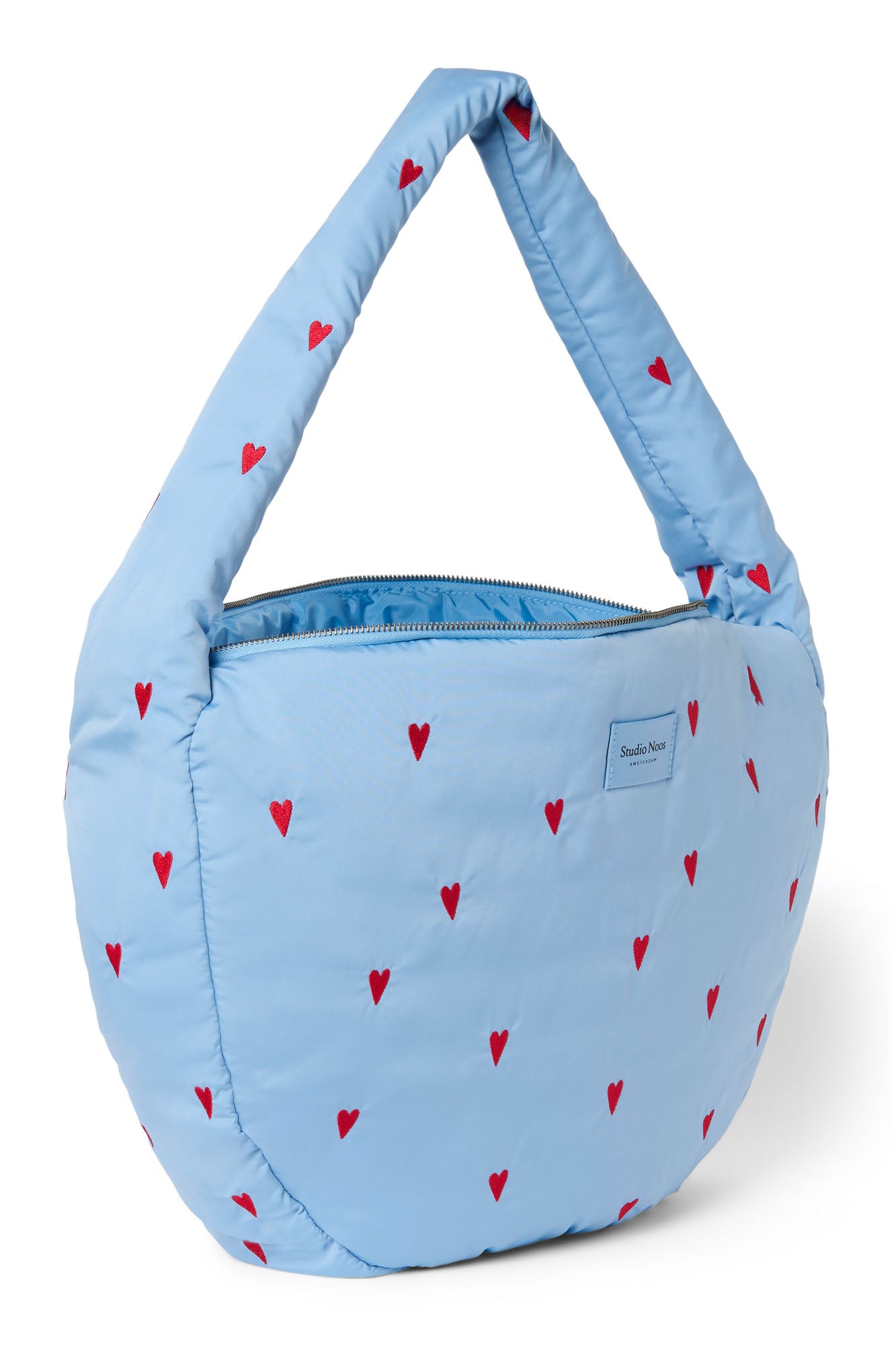 Puffy Cross Body Hellblau Hearts Bild 2