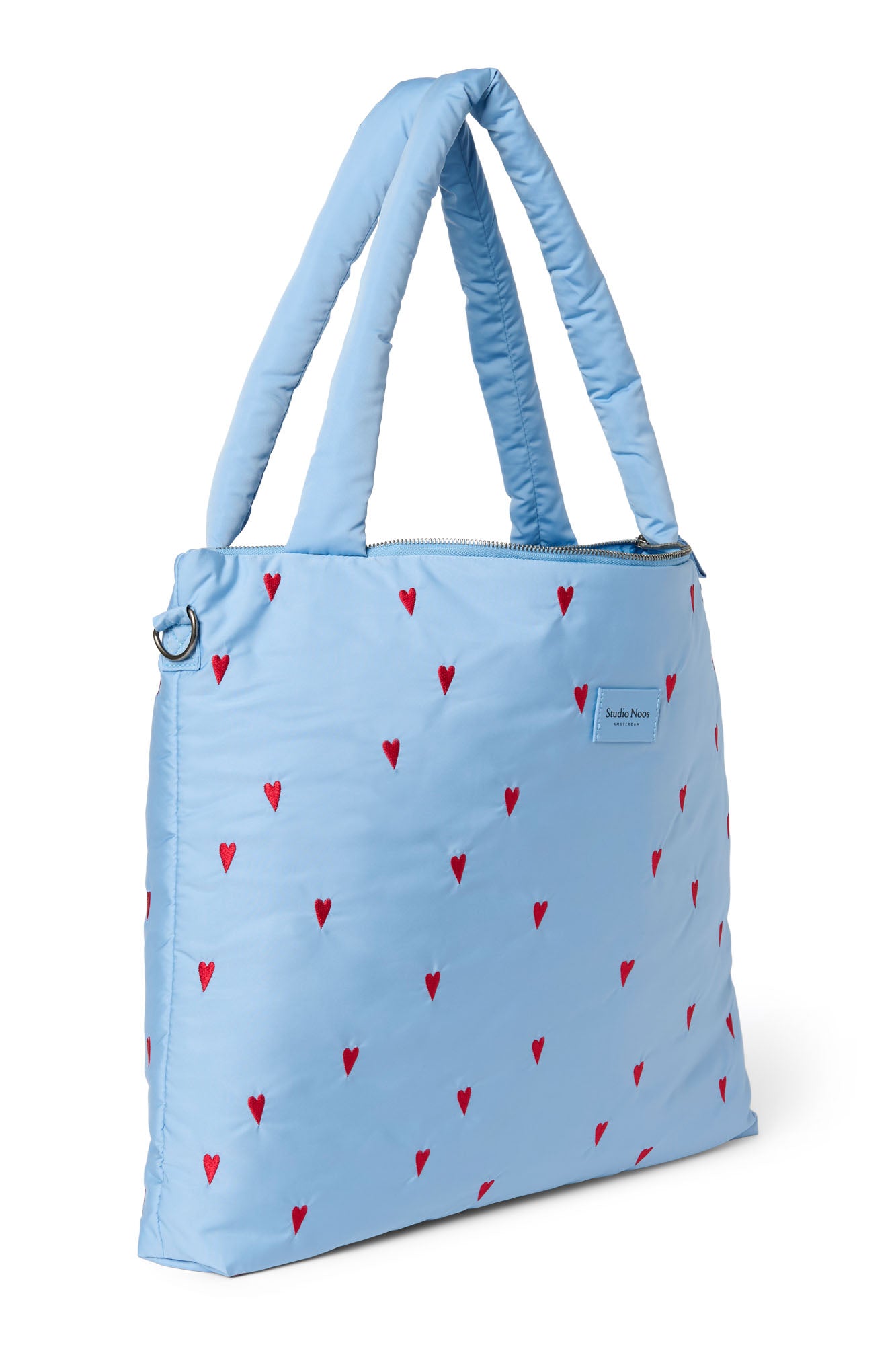Puffy Diaper Bag Hellblau Hearts Bild 2