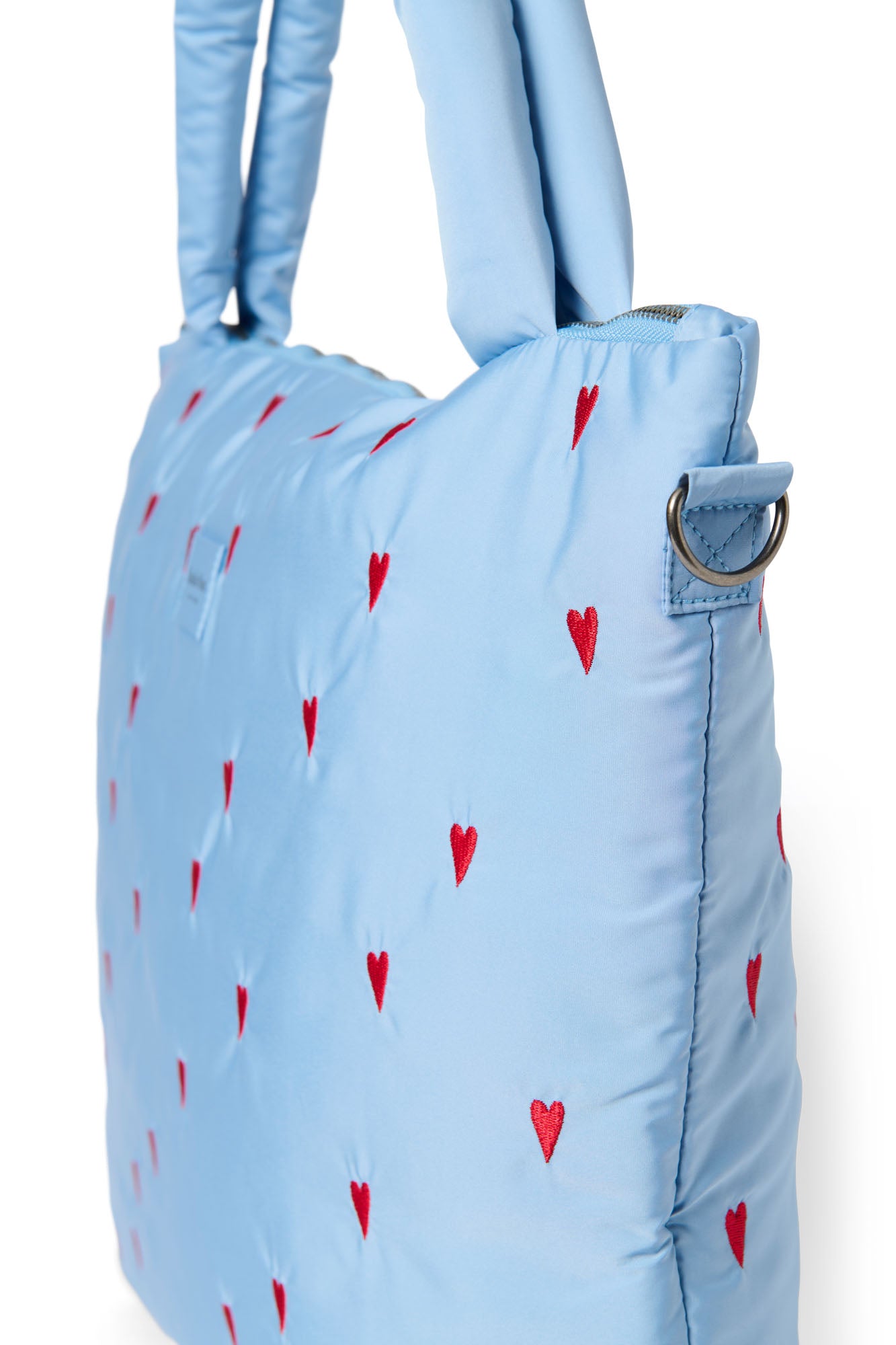 Puffy Diaper Bag Hellblau Hearts Bild 3