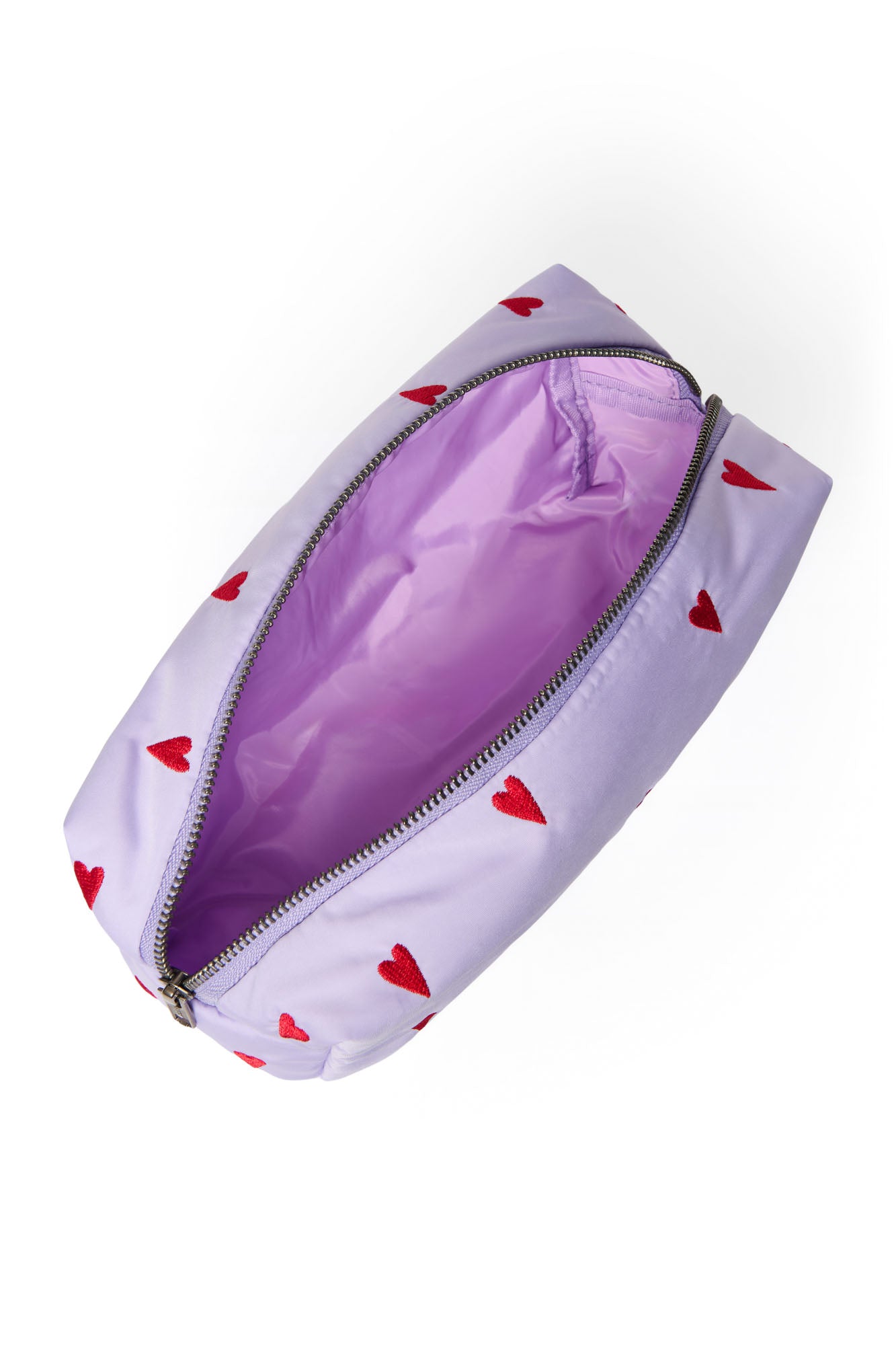 Puffy Pouch Perple Hearts Bild 3