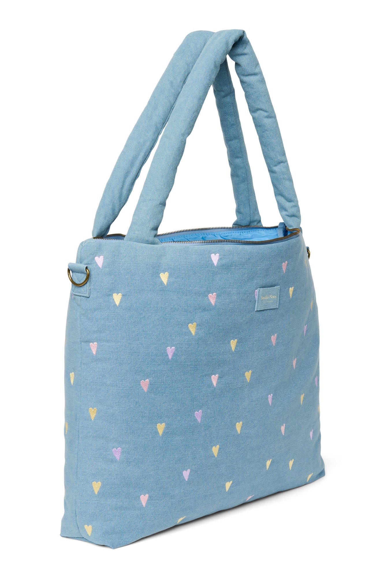 Denim Diaper Bag 0251 Hearts L. Blue Bild 2