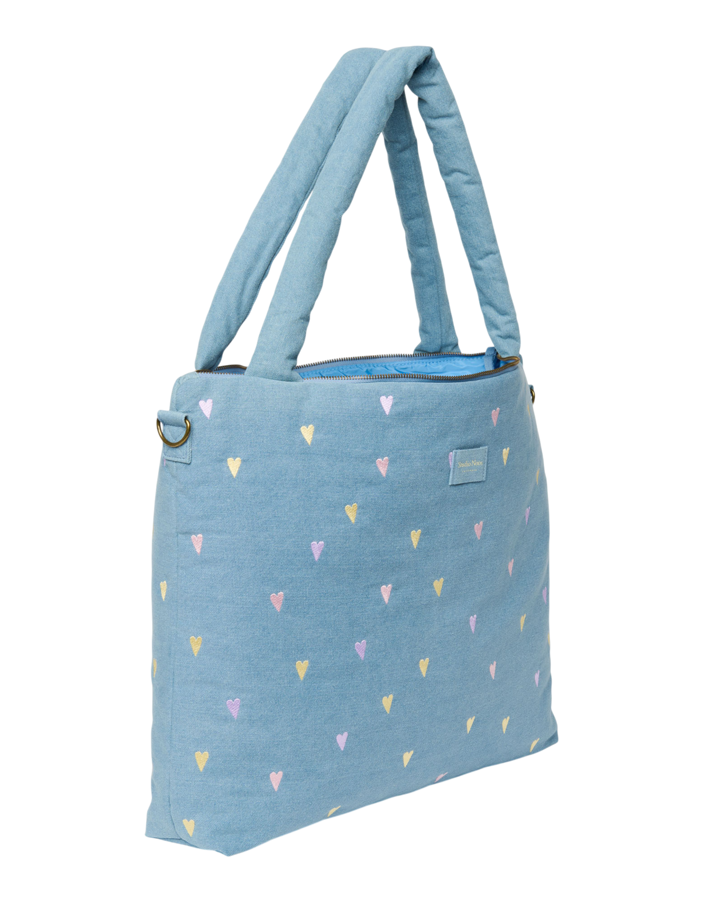 Denim Diaper Bag 0251 Hearts L. Blue Bild 2