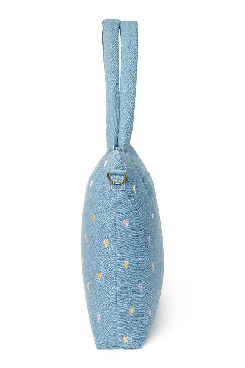 Denim Diaper Bag 0251 Hearts L. Blue Bild 3