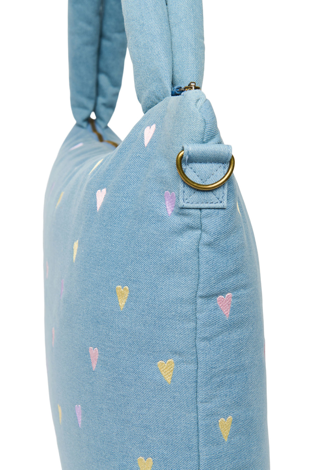 Denim Diaper Bag 0251 Hearts L. Blue Bild 4
